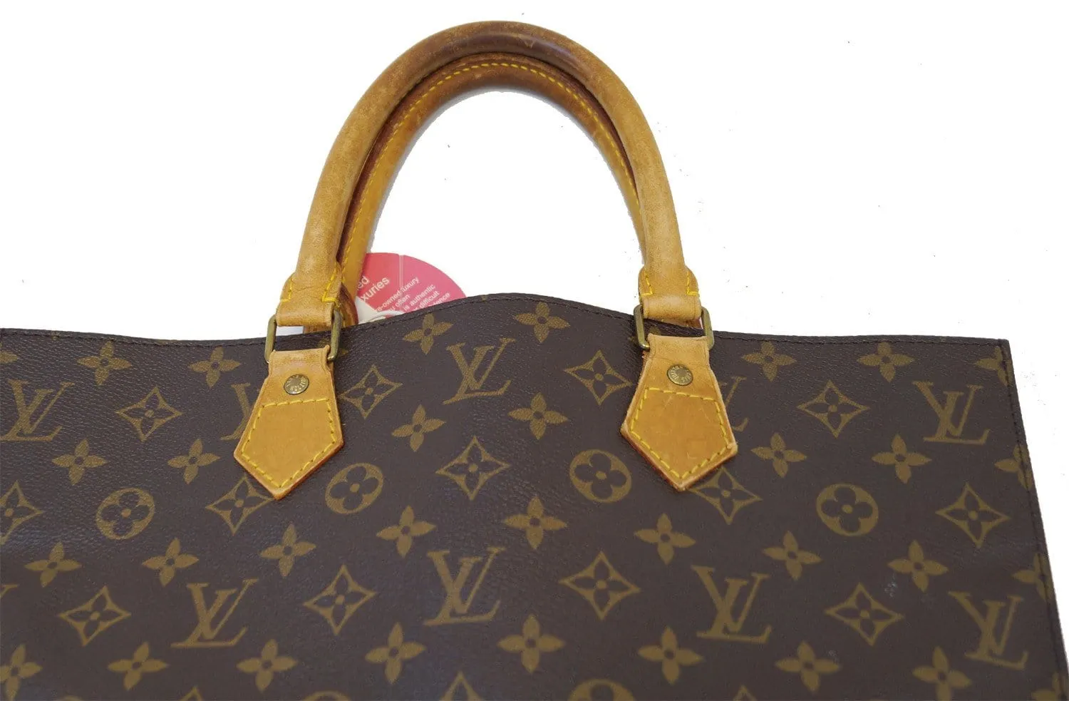 LOUIS VUITTON Monogram Canvas Sac Plat Tote Bag