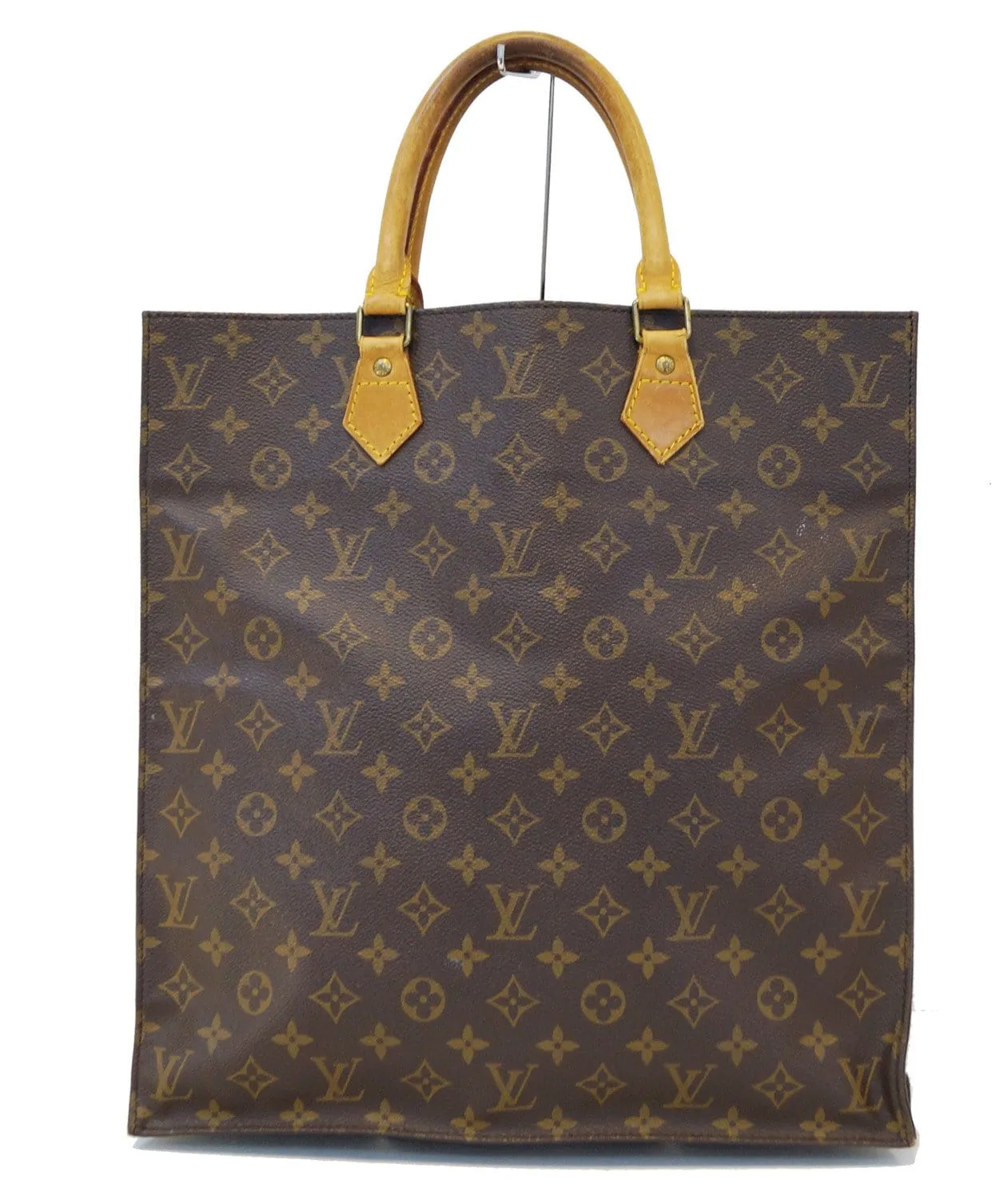 LOUIS VUITTON Monogram Canvas Sac Plat Tote Bag