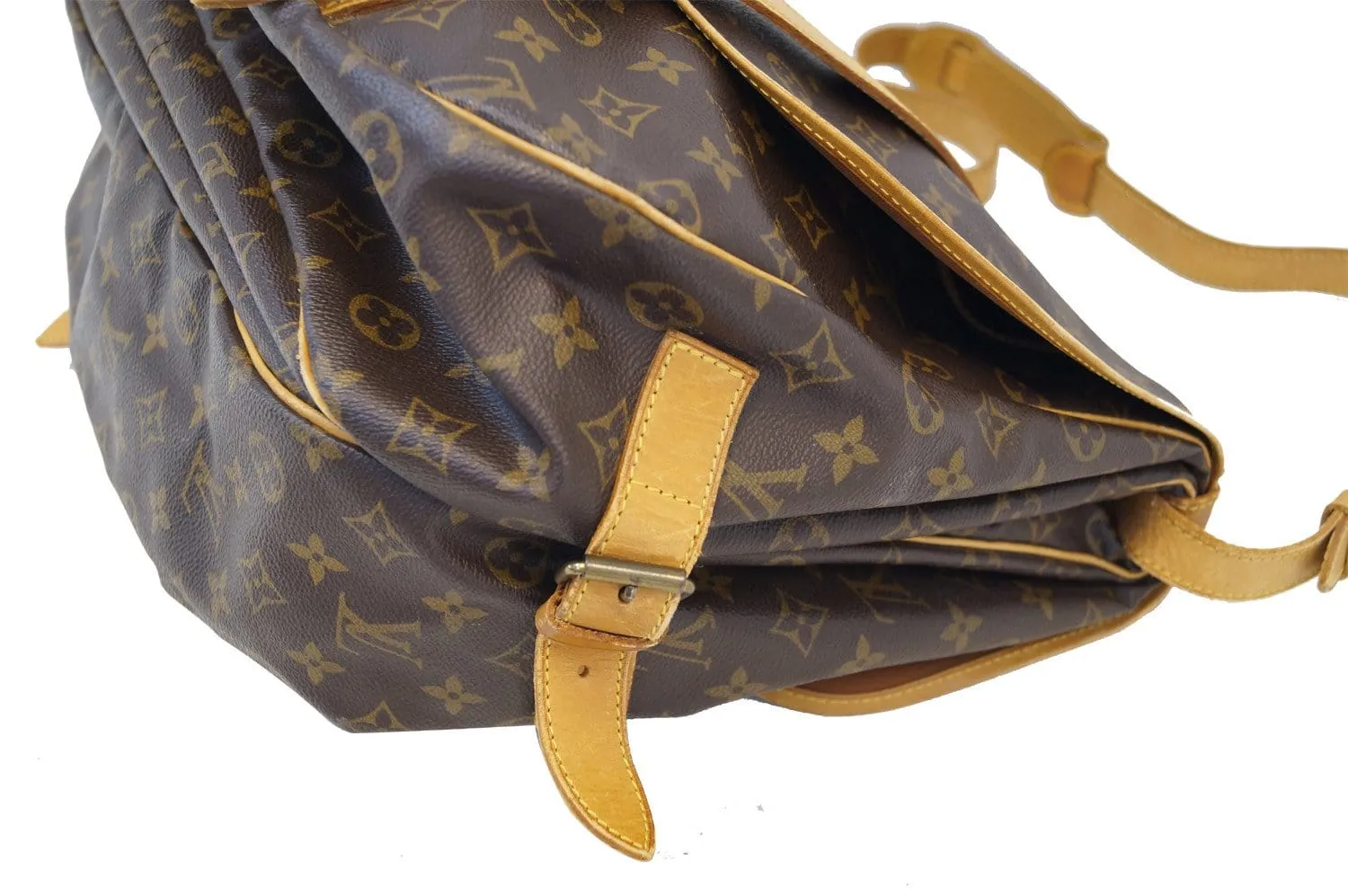 LOUIS VUITTON Monogram Canvas Saumur 43 Shoulder Bag