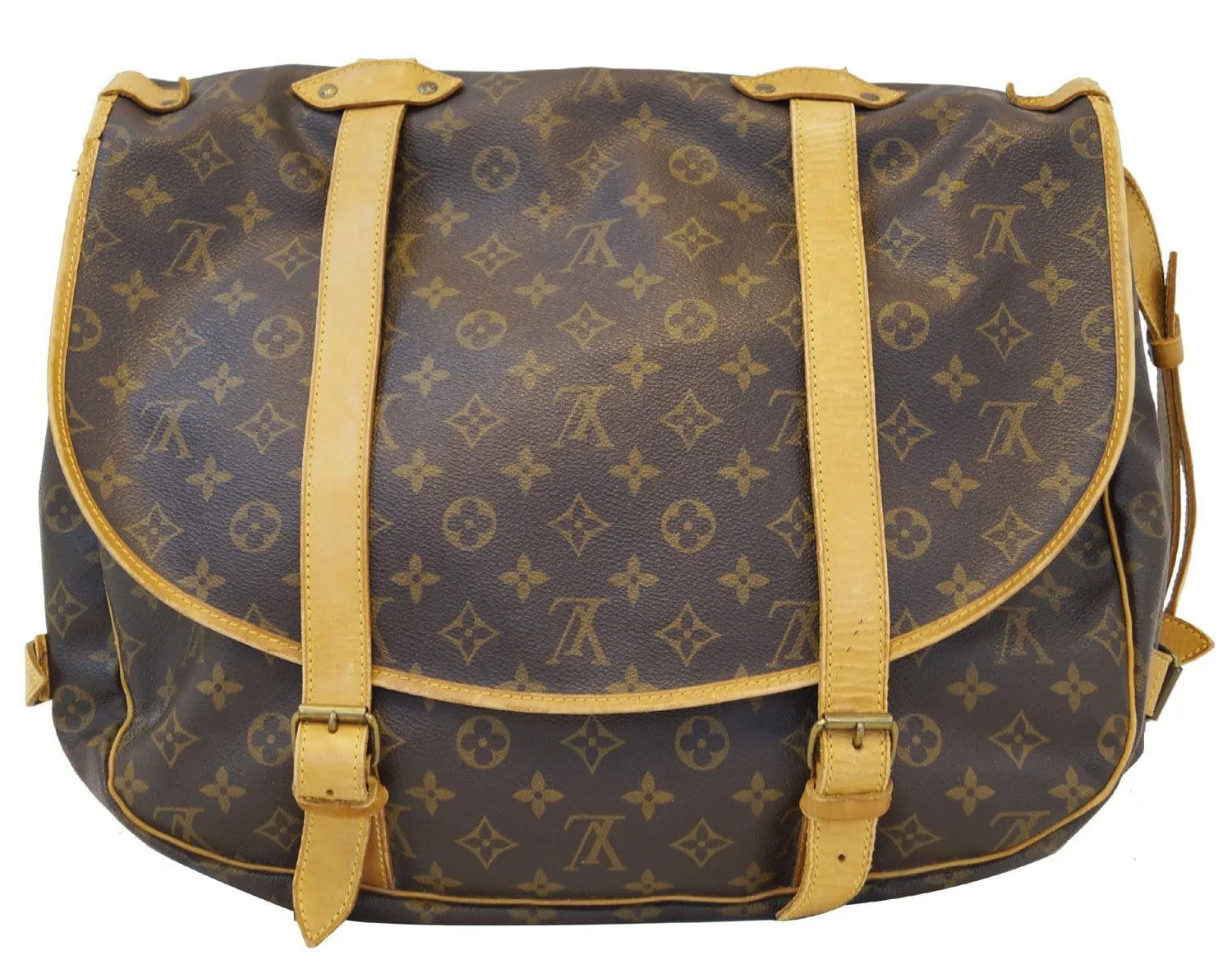 LOUIS VUITTON Monogram Canvas Saumur 43 Shoulder Bag