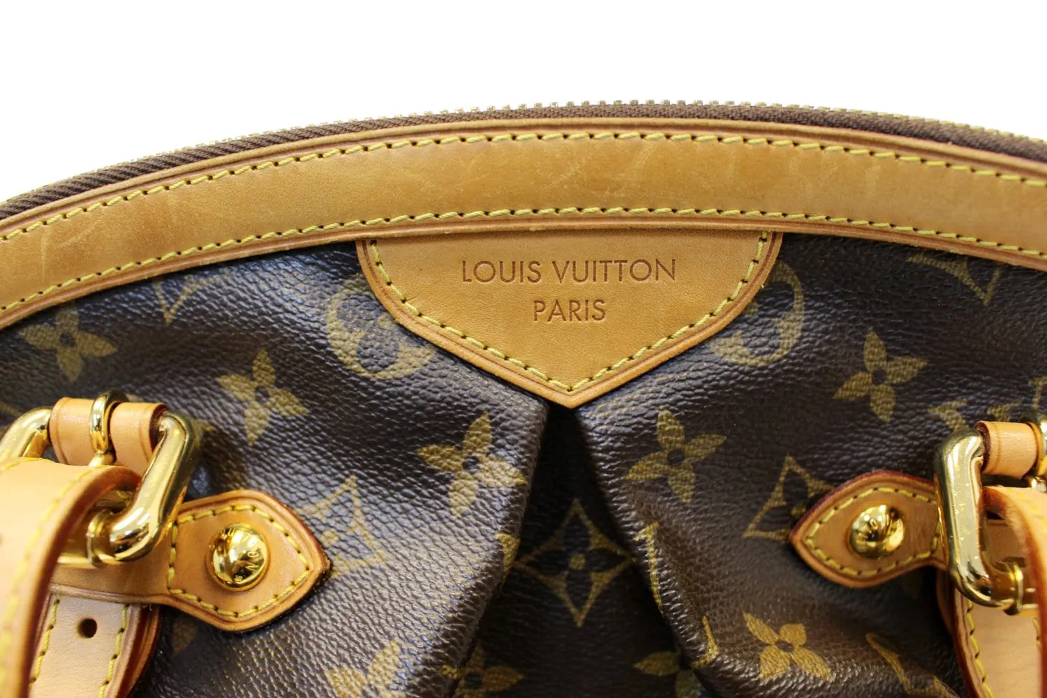 LOUIS VUITTON Monogram Canvas Tivoli GM Brown Shoulder Bag