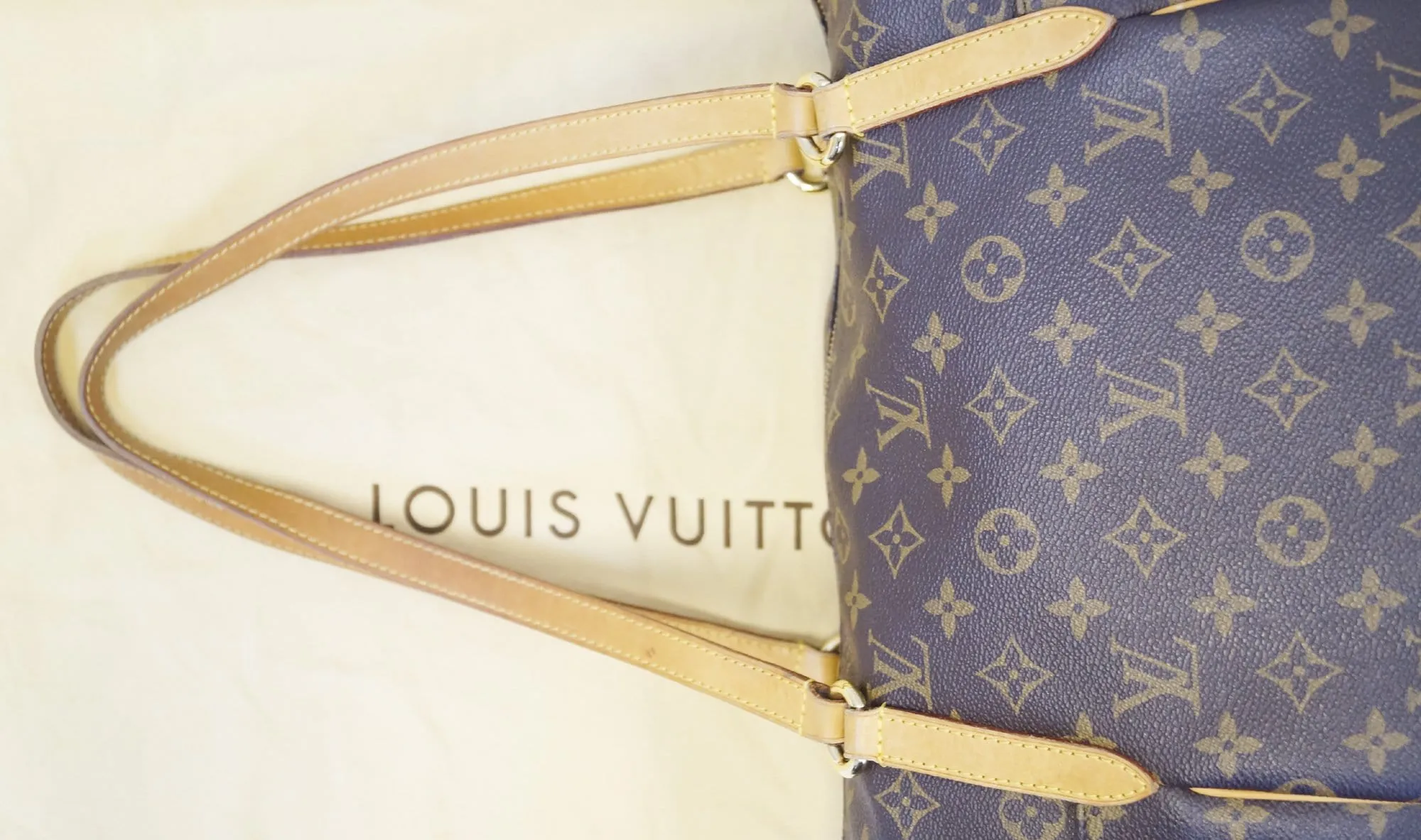 LOUIS VUITTON Monogram Canvas Totally GM Tote Shoulder Bag