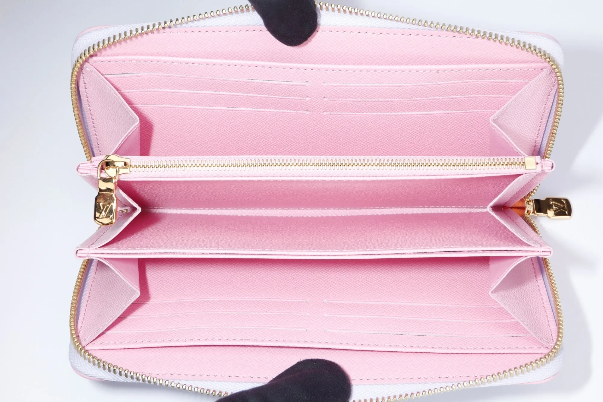 Louis Vuitton Monogram Coated Canvas Sunrise Pastel Zippy Wallet (M81340), with Dust Cover & Box