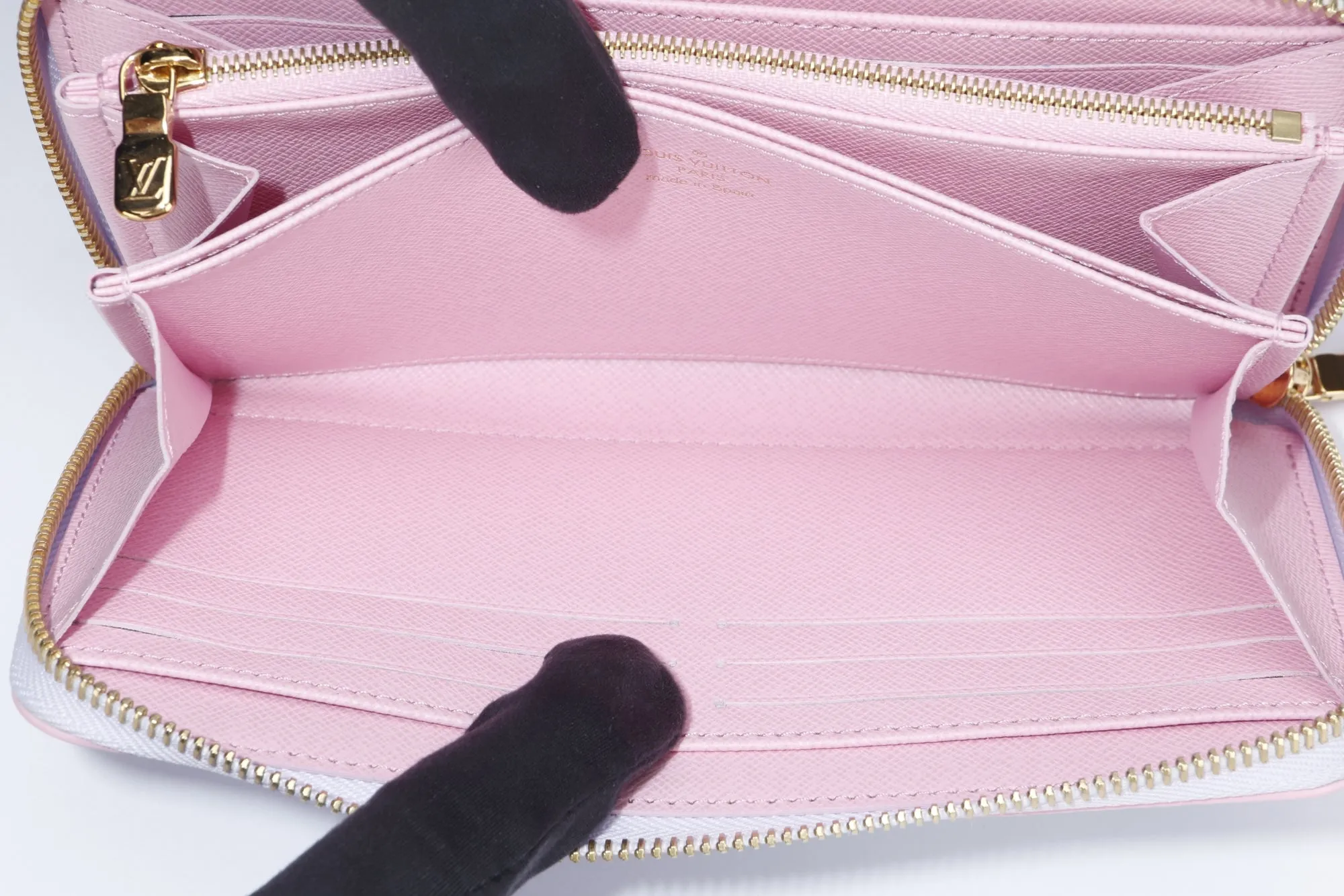 Louis Vuitton Monogram Coated Canvas Sunrise Pastel Zippy Wallet (M81340), with Dust Cover & Box