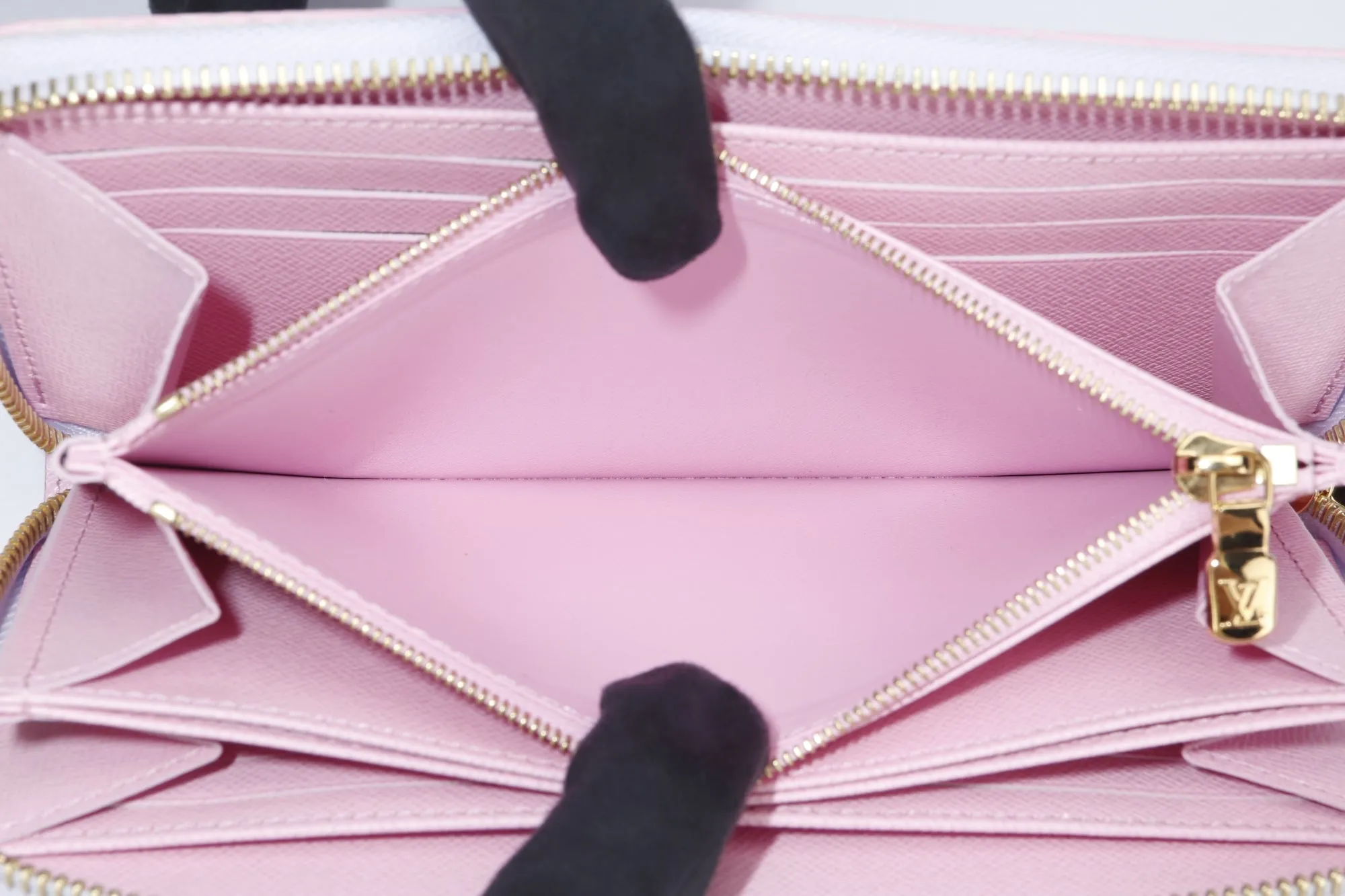 Louis Vuitton Monogram Coated Canvas Sunrise Pastel Zippy Wallet (M81340), with Dust Cover & Box