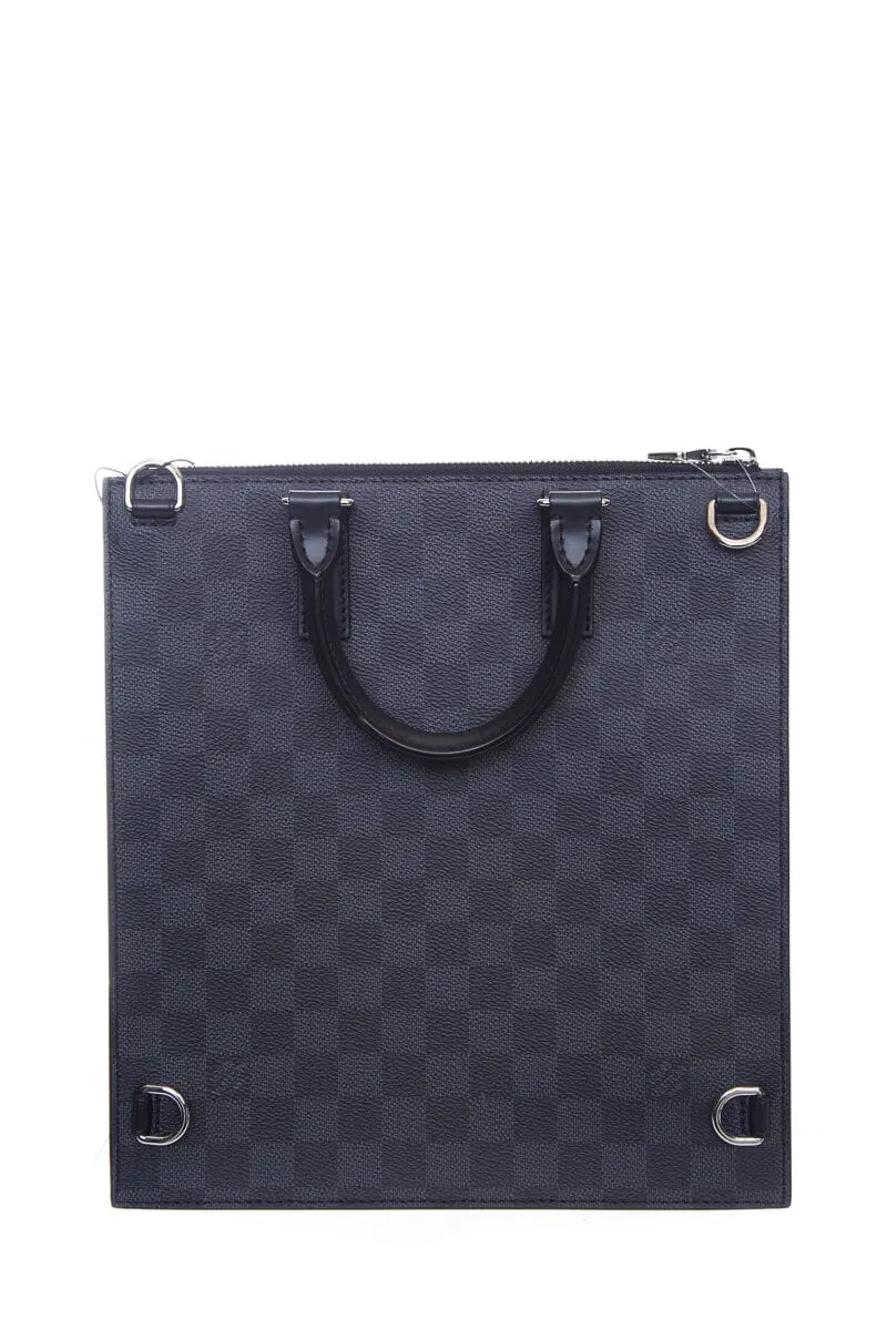 Louis Vuitton Monogram Damier Graffiti Sac Plat Messenger Bag