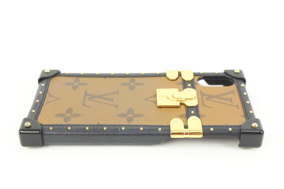 Louis Vuitton Monogram Reverse iPhone X or XS Eye Trunk Case Mobile Phone 30lk321s