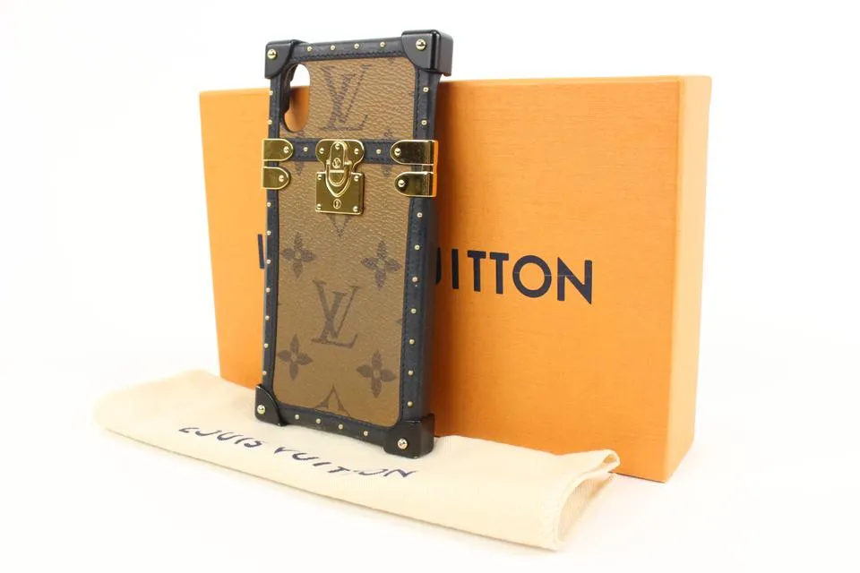 Louis Vuitton Monogram Reverse iPhone X or XS Eye Trunk Case Mobile Phone 30lk321s