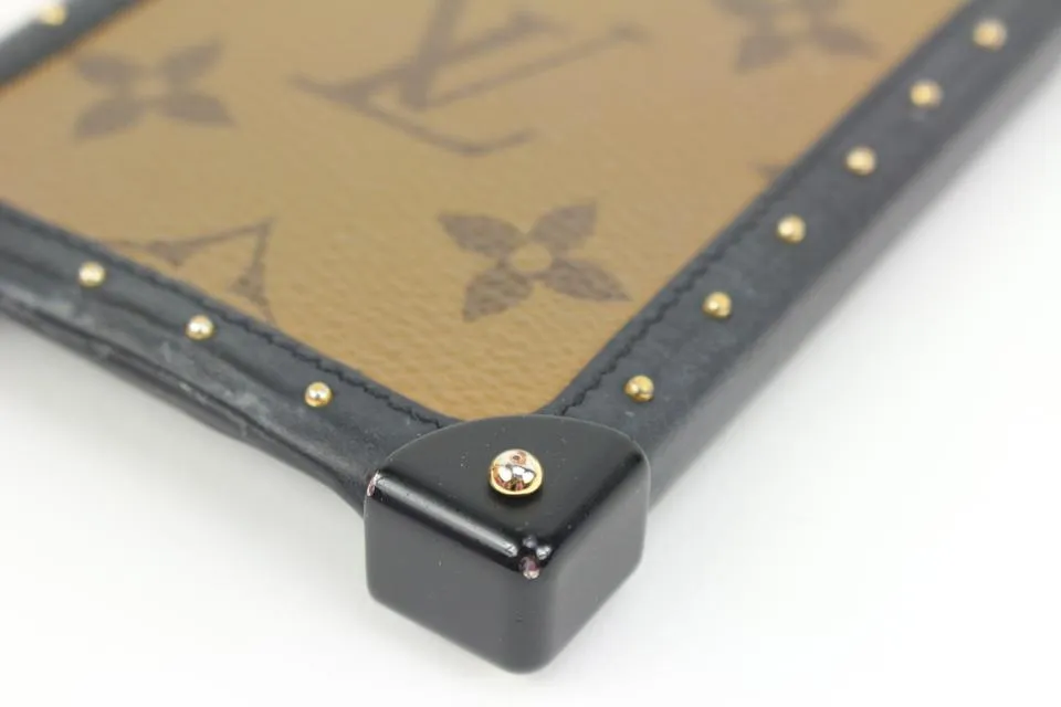 Louis Vuitton Monogram Reverse iPhone X or XS Eye Trunk Case Mobile Phone 30lk321s