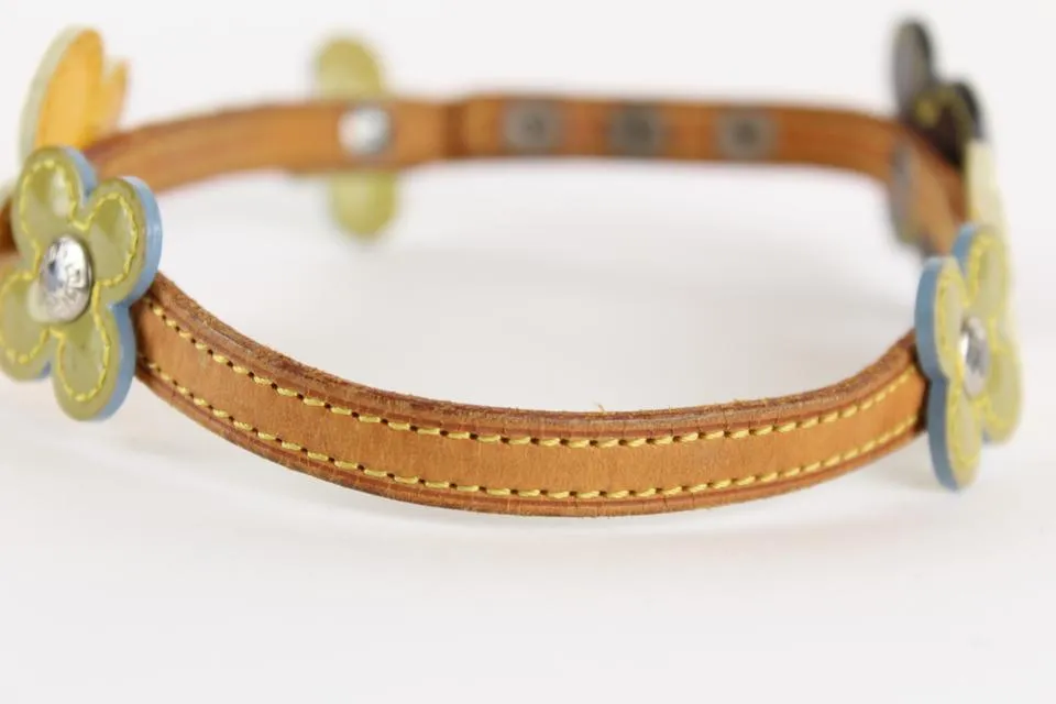 Louis Vuitton Monogram Vernis Fleur Wrap Bracelet 1LVS1215