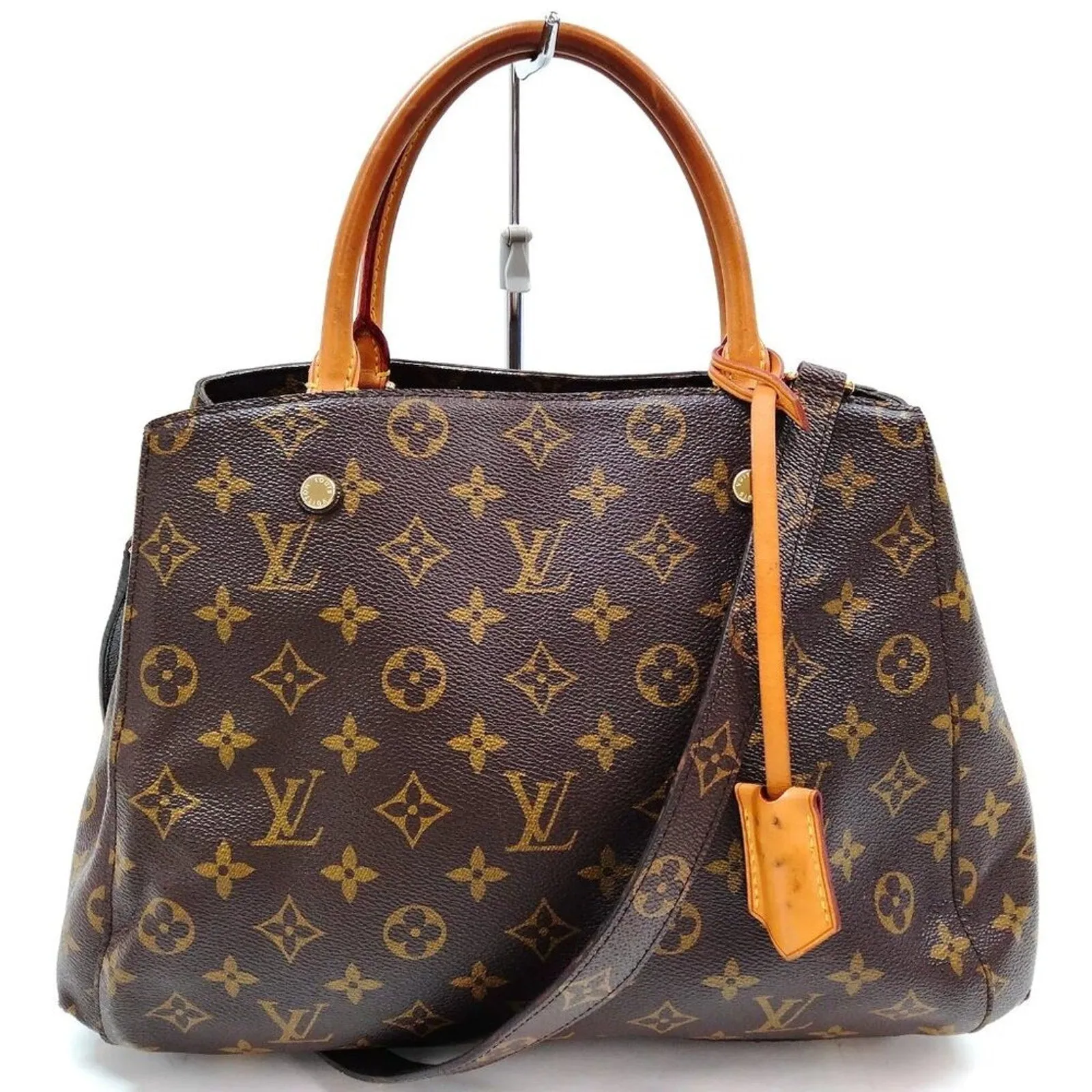 Louis Vuitton Montaigne MM Brown Monogram Hand Bag