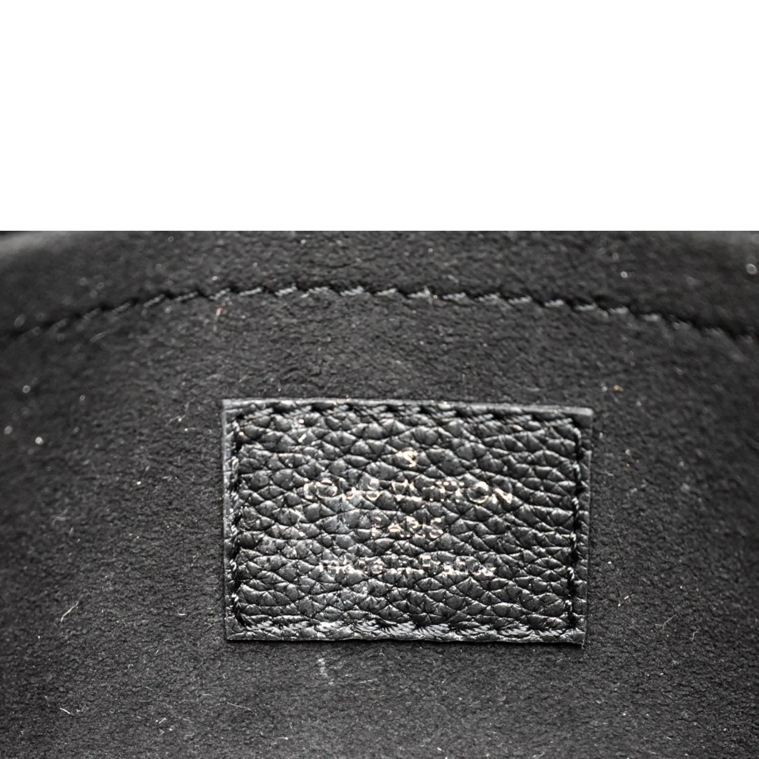 LOUIS VUITTON Mylockme Chain Calf Leather Chain Shoulder Bag Black