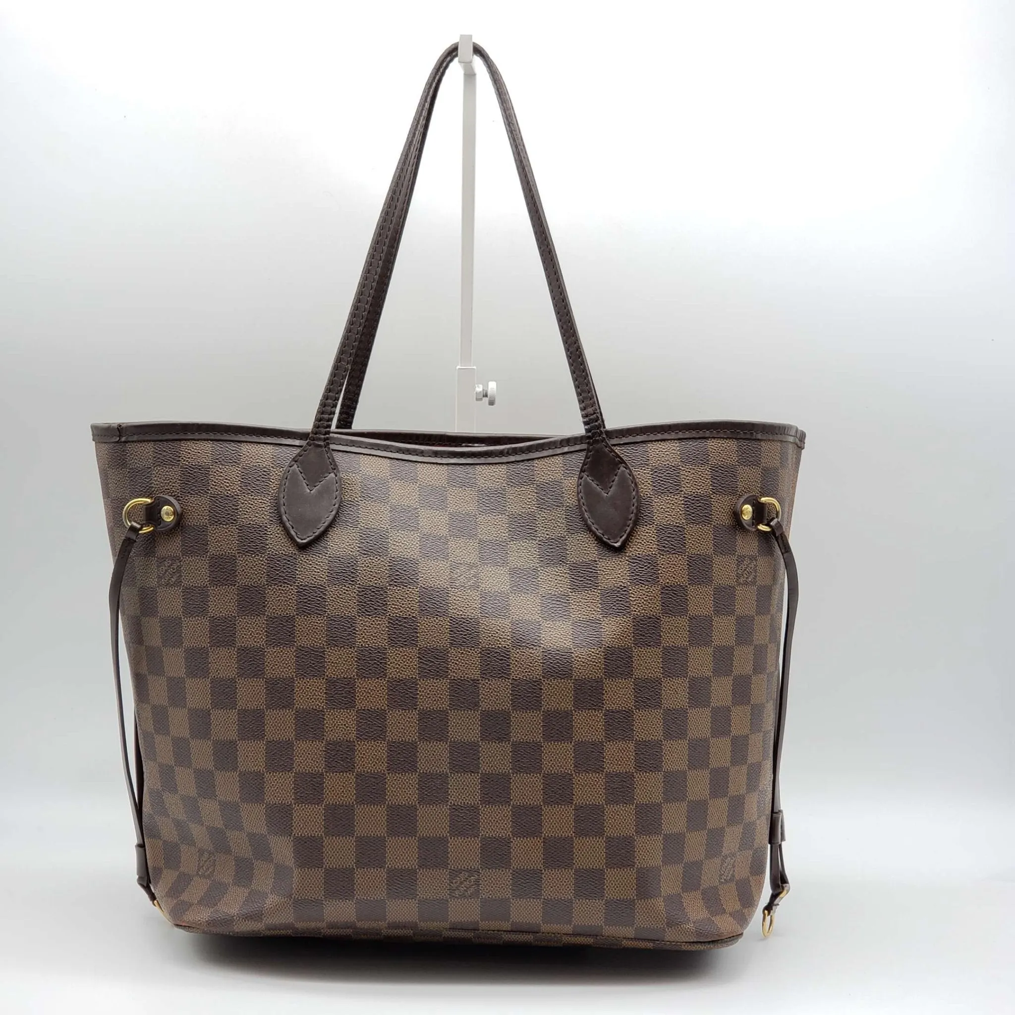 Louis Vuitton Neverfull MM Browns Damier Tote Bag
