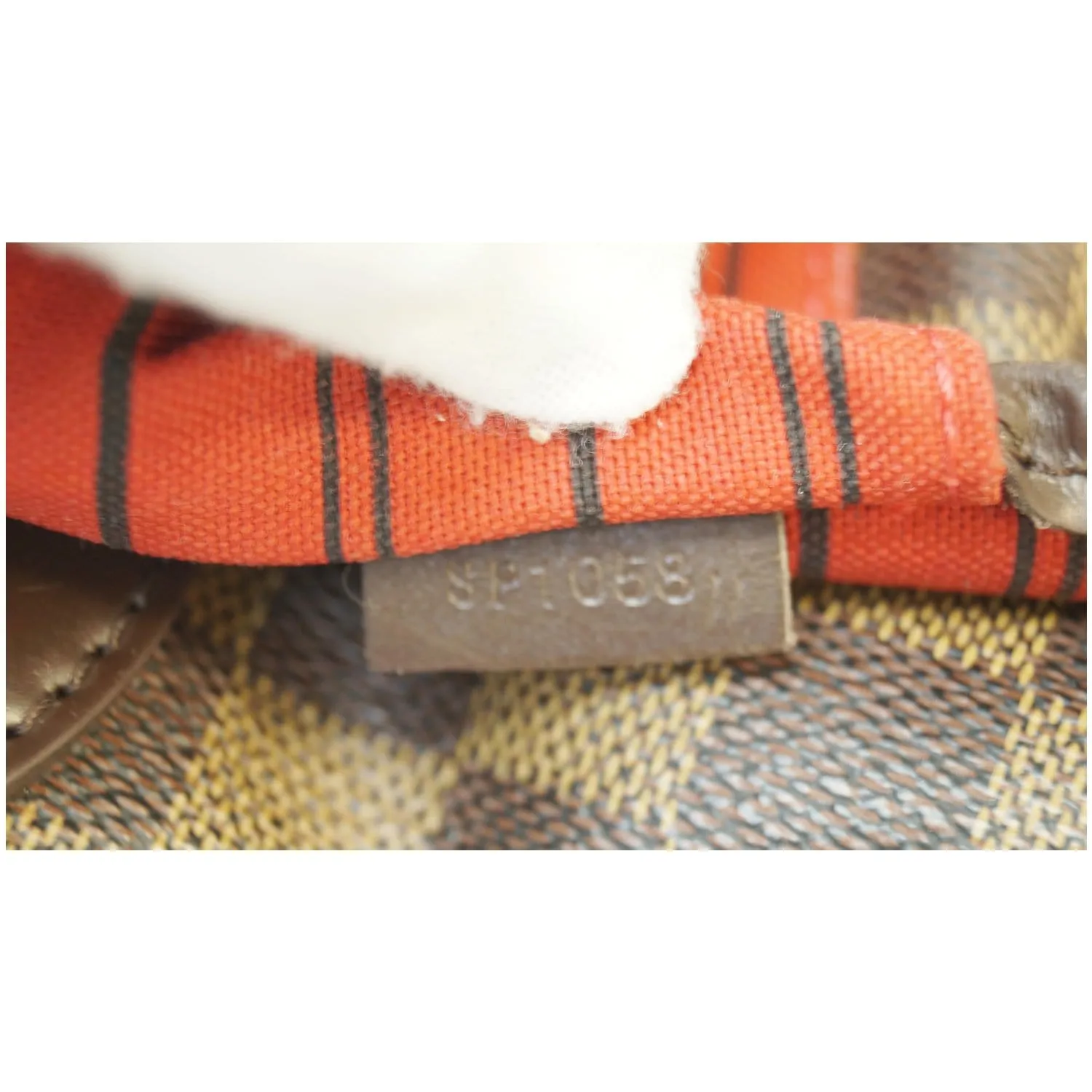 LOUIS VUITTON Neverfull MM Damier Ebene Tote Shoulder Bag Brown