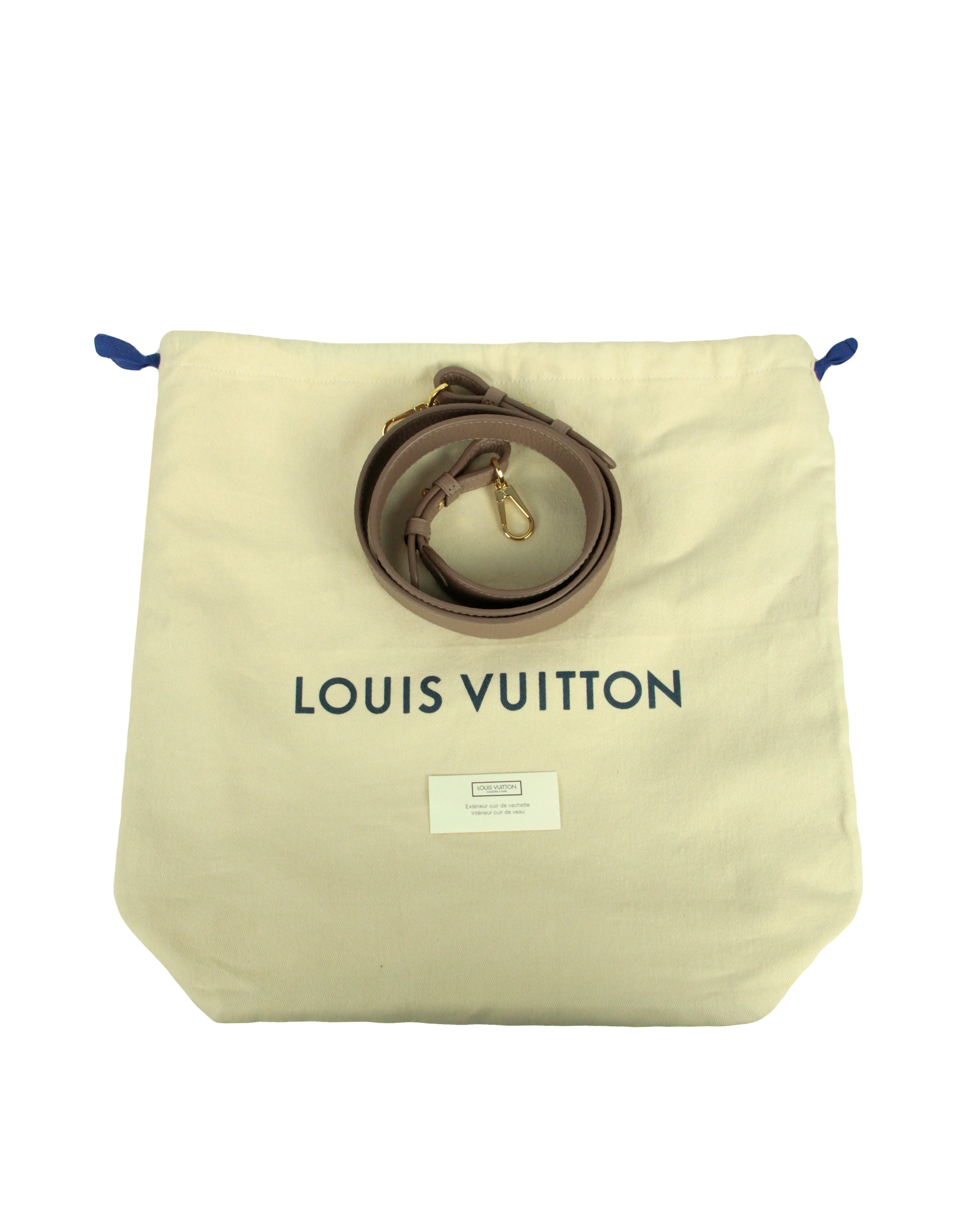 Louis Vuitton NEW Taupe Grey Leather Tortoise Capucines BB Bag