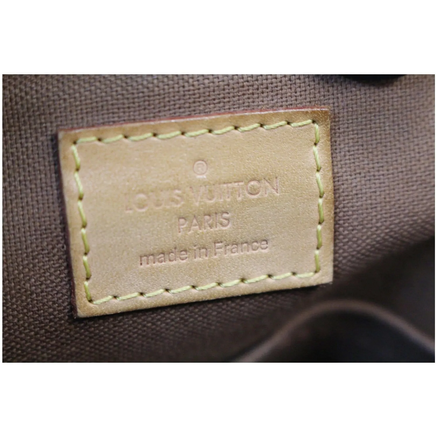 LOUIS VUITTON Palermo PM Monogram Canvas Shoulder Bag Brown