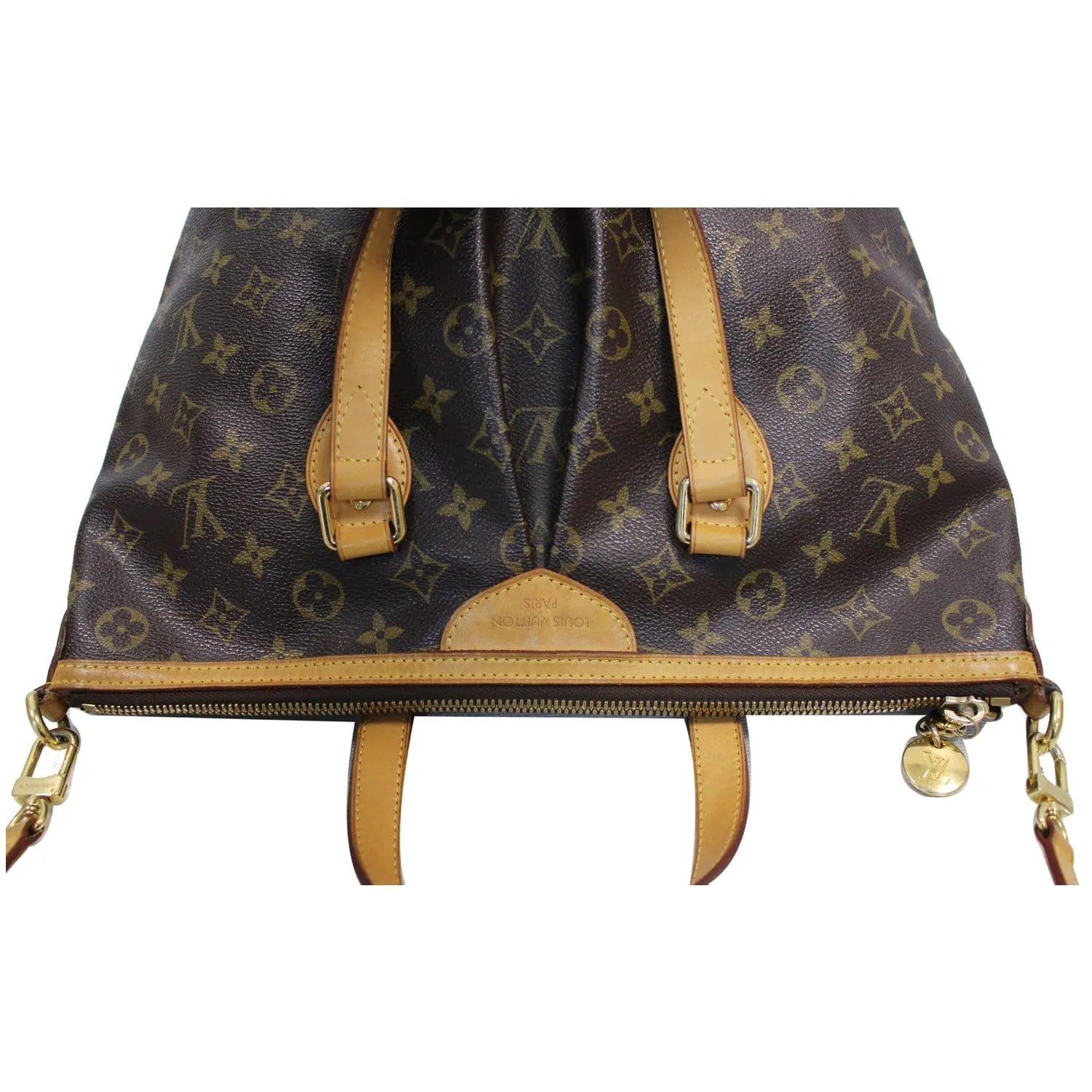 LOUIS VUITTON Palermo PM Monogram Canvas Shoulder Bag Brown