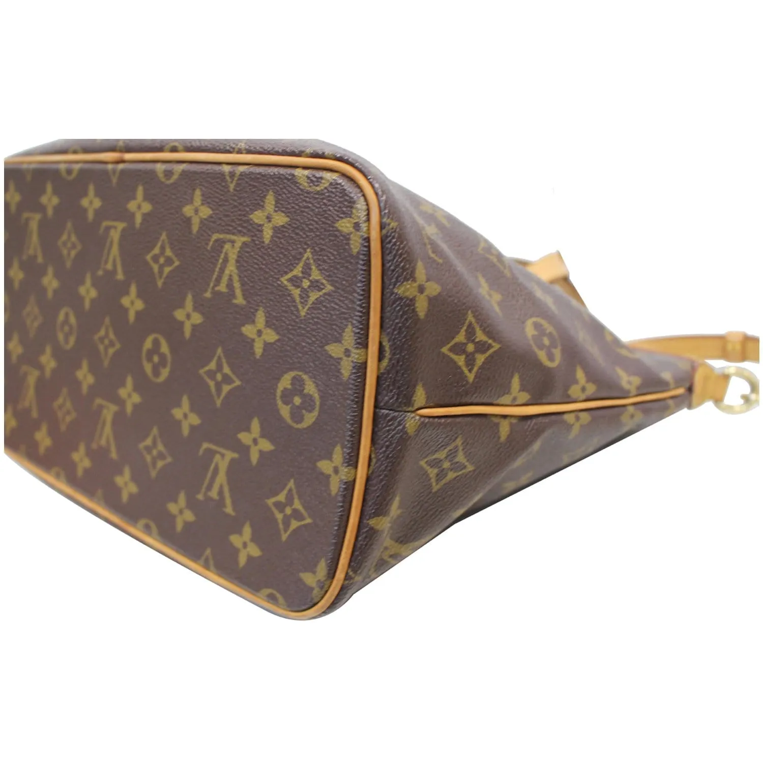 LOUIS VUITTON Palermo PM Monogram Canvas Shoulder Bag Brown