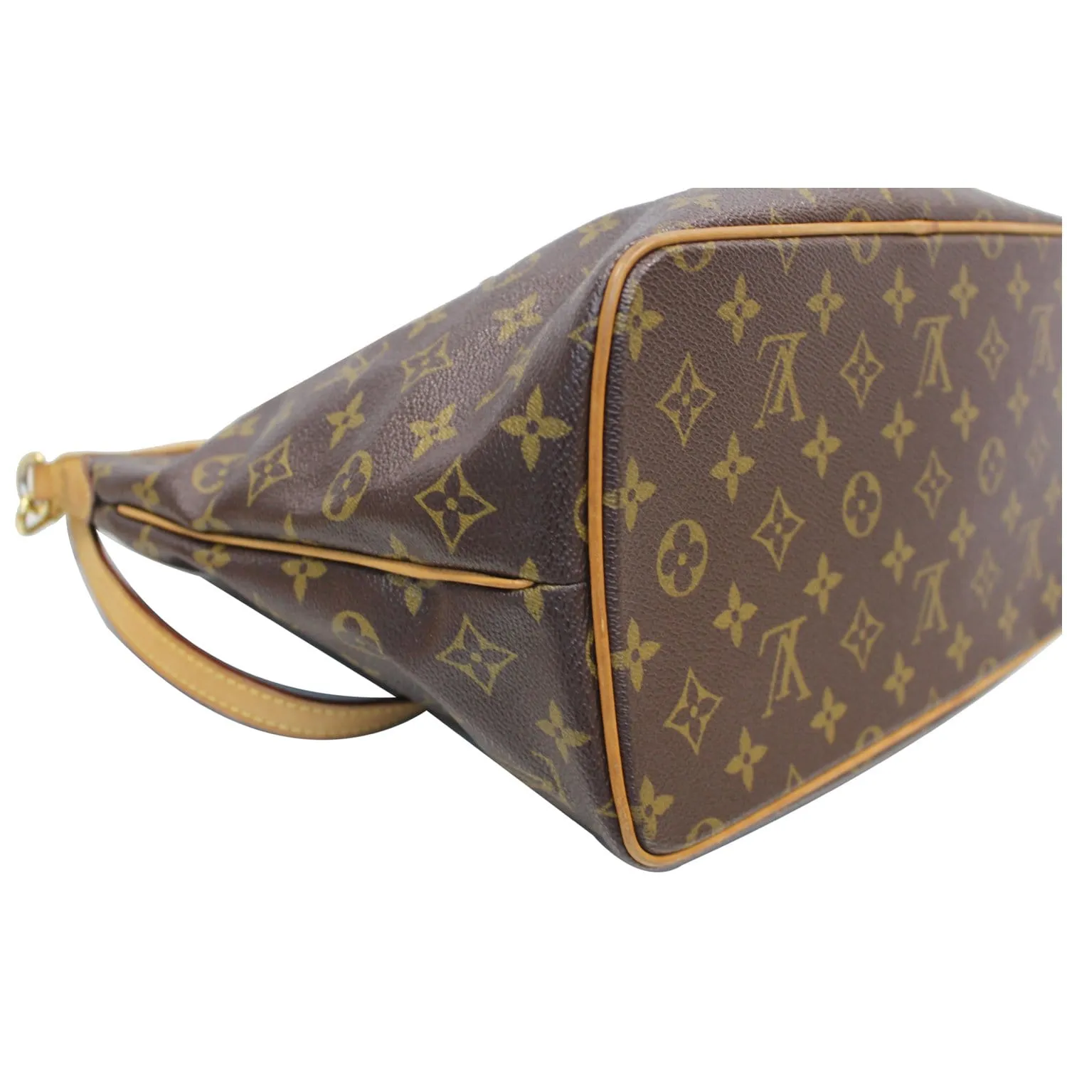 LOUIS VUITTON Palermo PM Monogram Canvas Shoulder Bag Brown