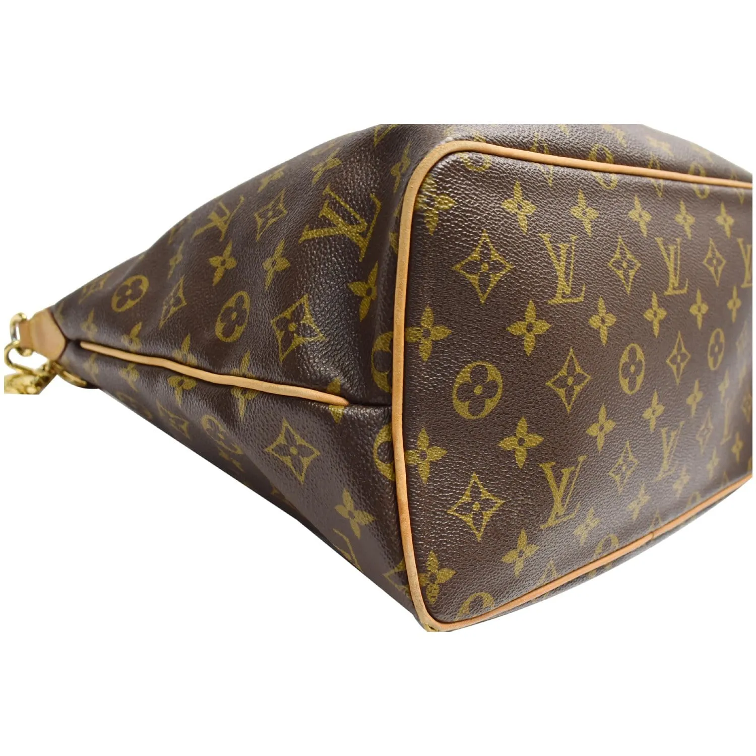 LOUIS VUITTON Palermo PM Monogram Canvas Shoulder Bag Brown