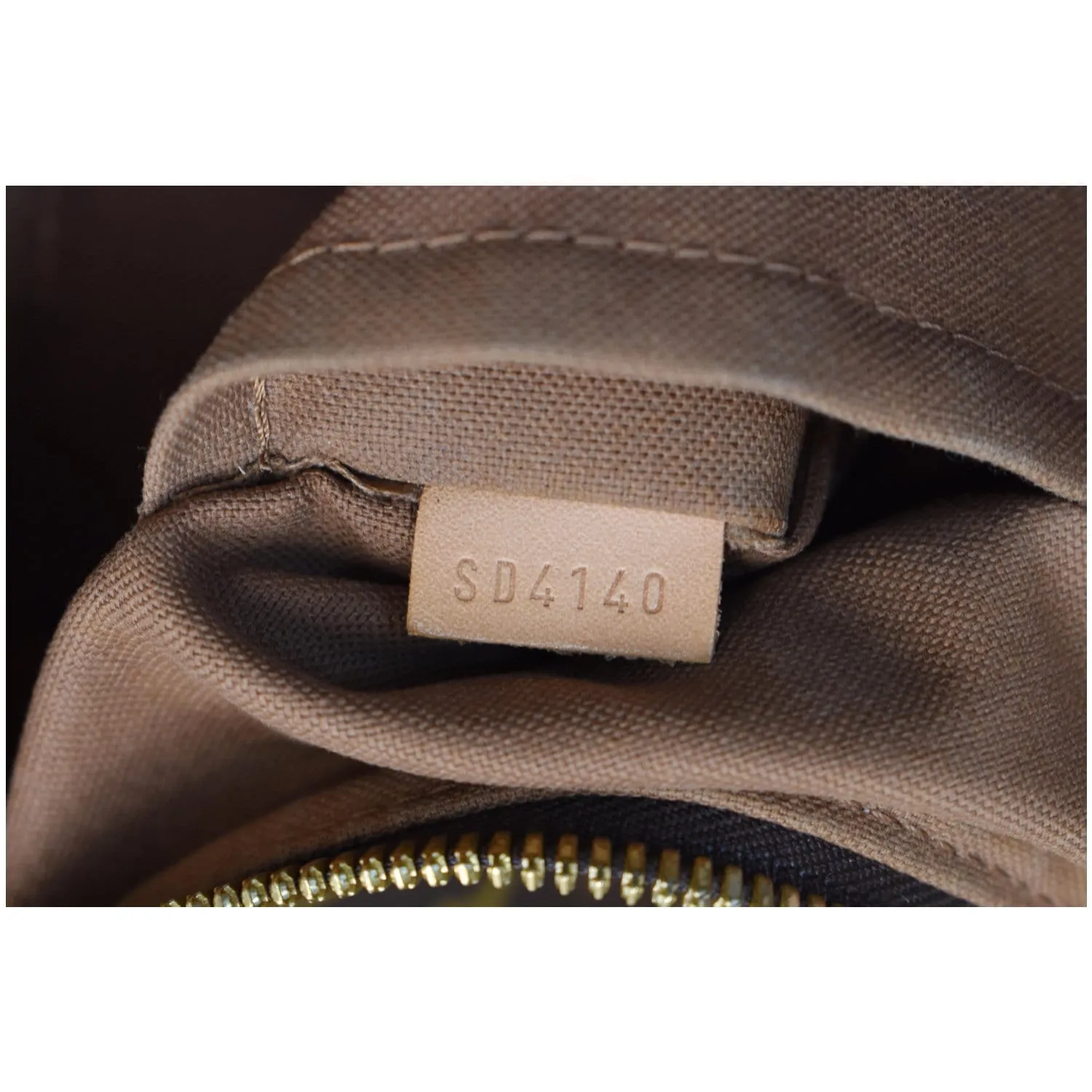 LOUIS VUITTON Palermo PM Monogram Canvas Shoulder Bag Brown