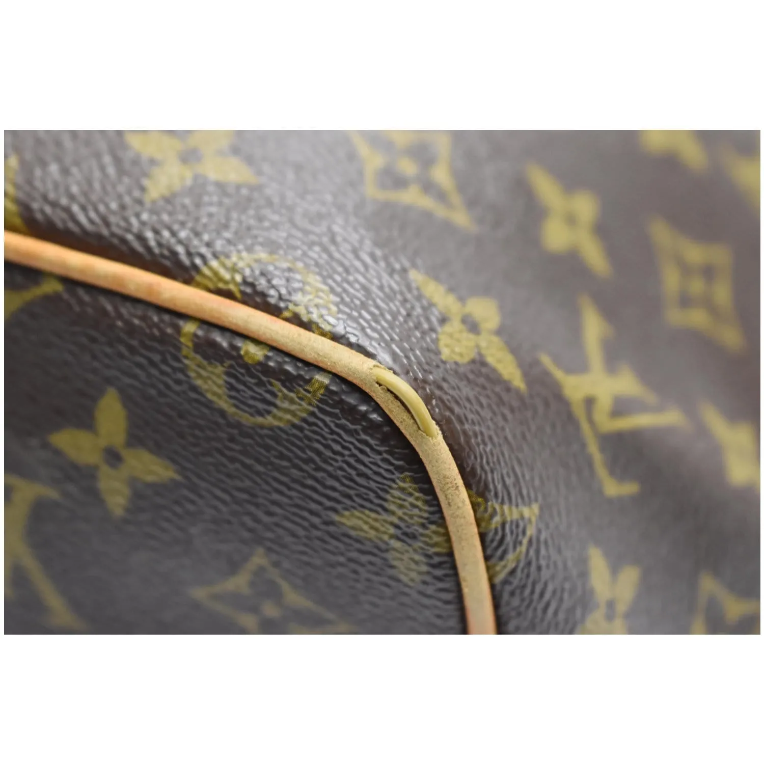 LOUIS VUITTON Palermo PM Monogram Canvas Shoulder Bag Brown