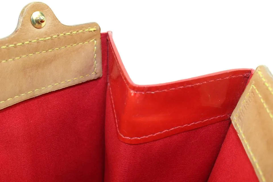 Louis Vuitton Red Monogram Vernis Stanton Tote Bag Upcycle Ready 329slk3