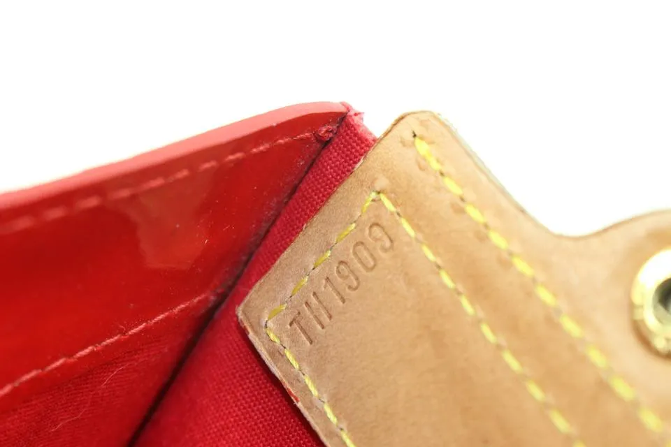 Louis Vuitton Red Monogram Vernis Stanton Tote Bag Upcycle Ready 329slk3