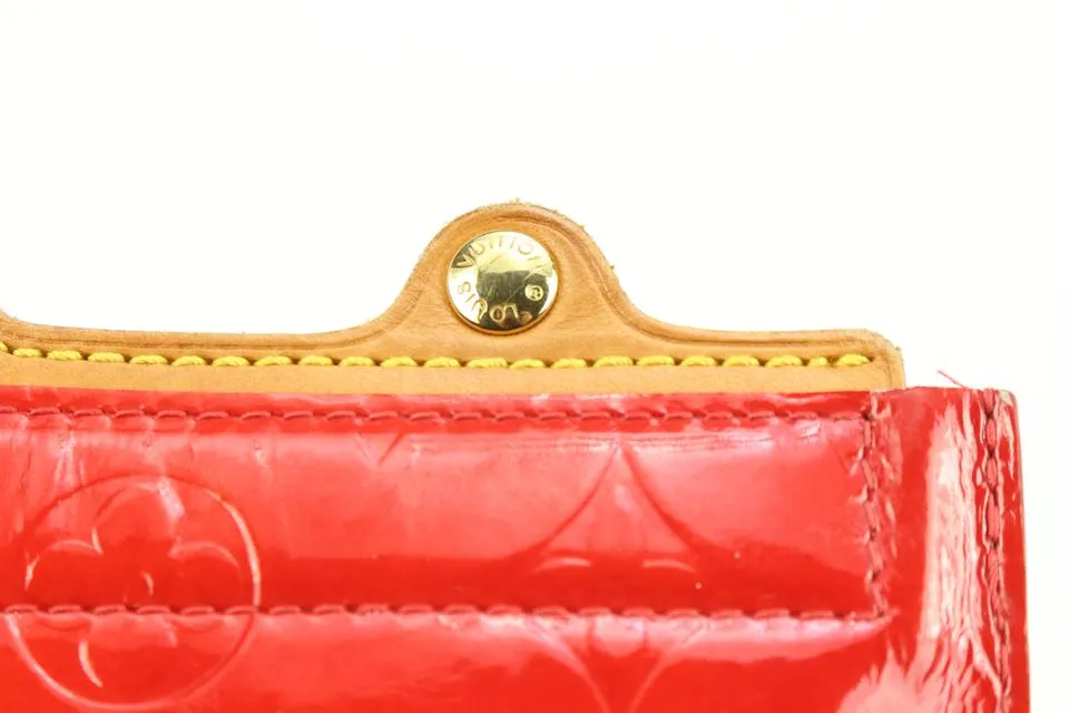 Louis Vuitton Red Monogram Vernis Stanton Tote Bag Upcycle Ready 329slk3
