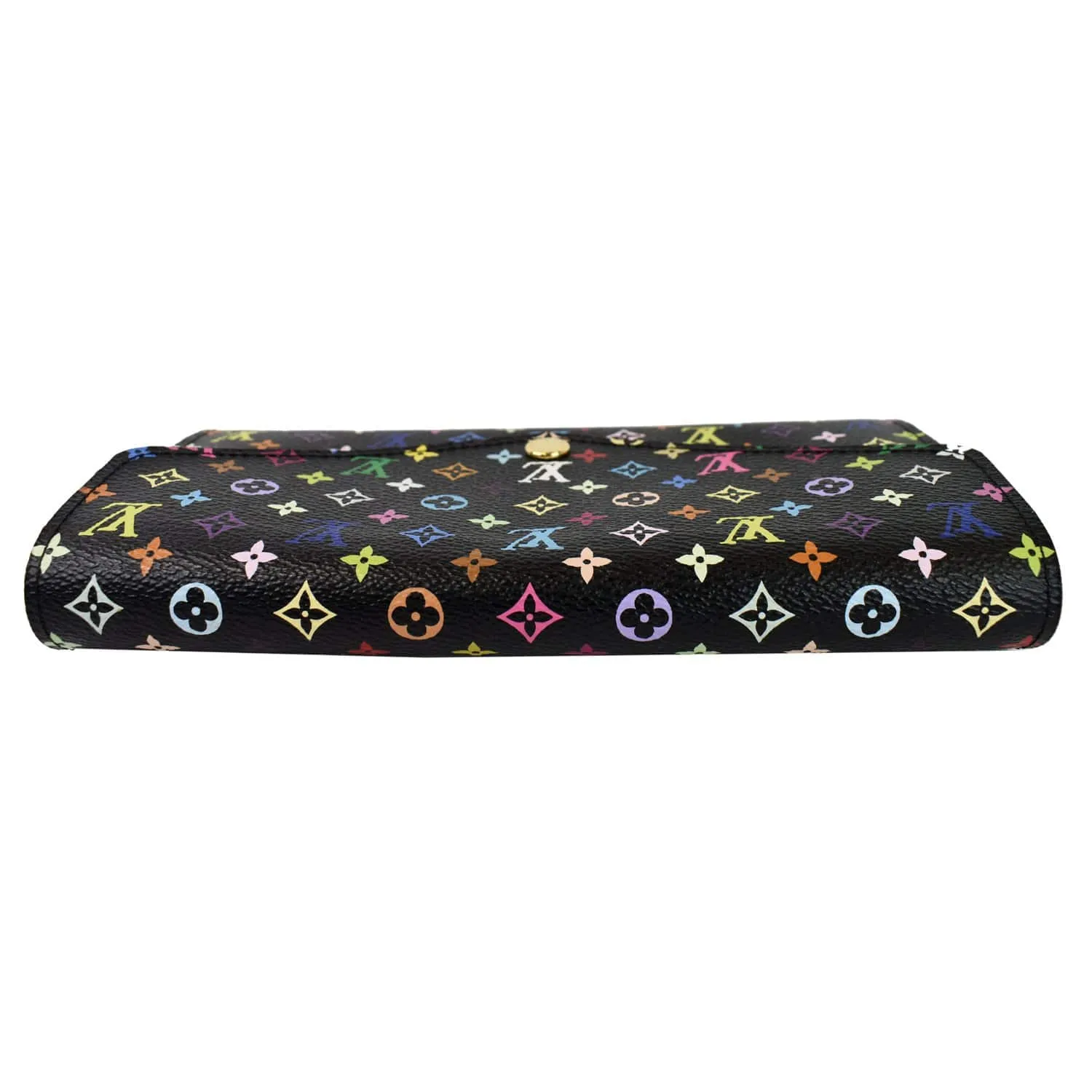 LOUIS VUITTON Sarah NM Multicolor Monogram Wallet Black