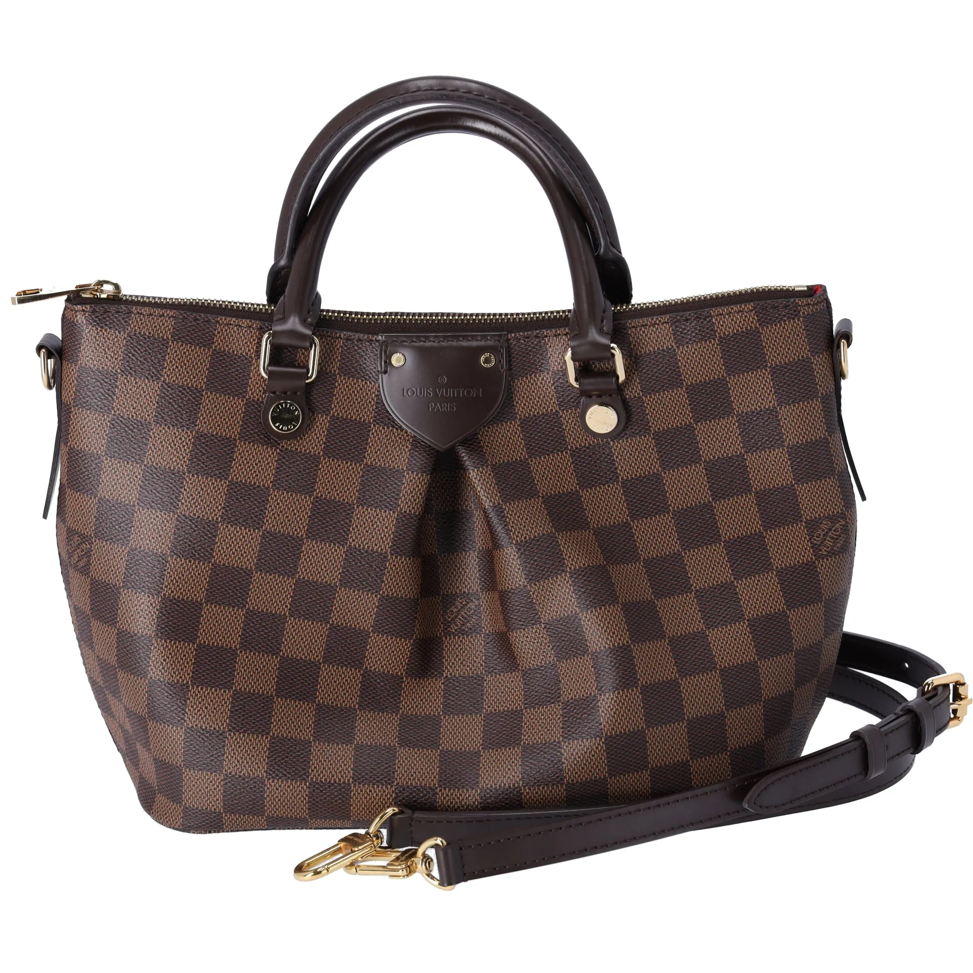 Louis Vuitton Siena PM Handbag Shoulder Bag N41545 Damier Ebene