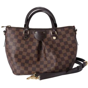 Louis Vuitton Siena PM Handbag Shoulder Bag N41545 Damier Ebene