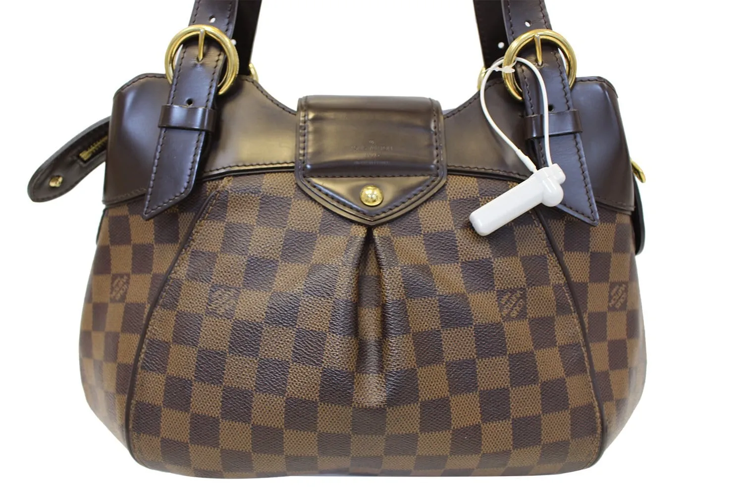 LOUIS VUITTON Sistina PM Damier Ebene Shoulder Handbag