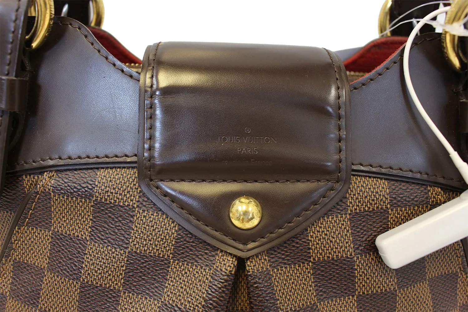 LOUIS VUITTON Sistina PM Damier Ebene Shoulder Handbag