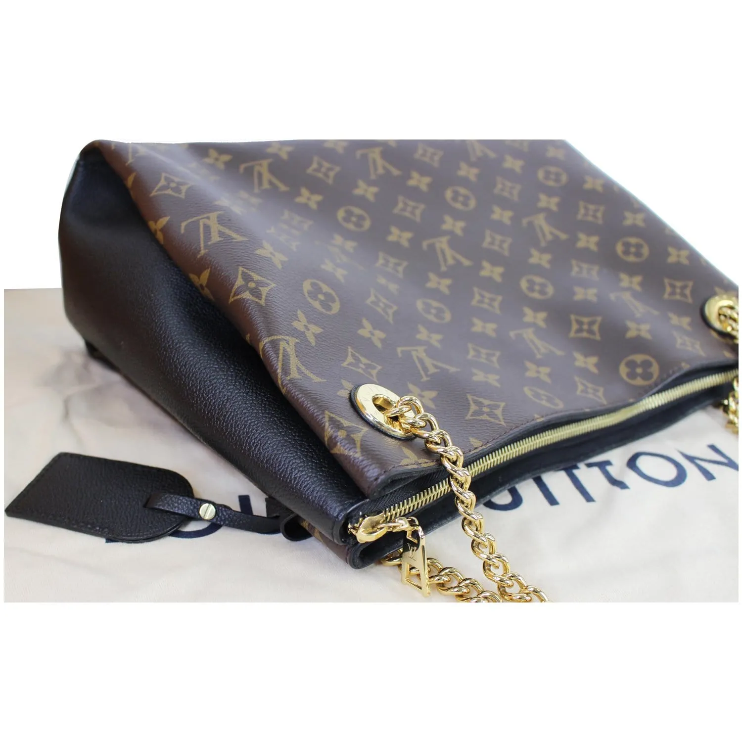 LOUIS VUITTON Surene MM Monogram Canvas Shoulder Bag Brown