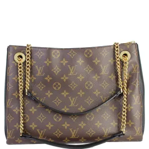 LOUIS VUITTON Surene MM Monogram Canvas Shoulder Bag Brown