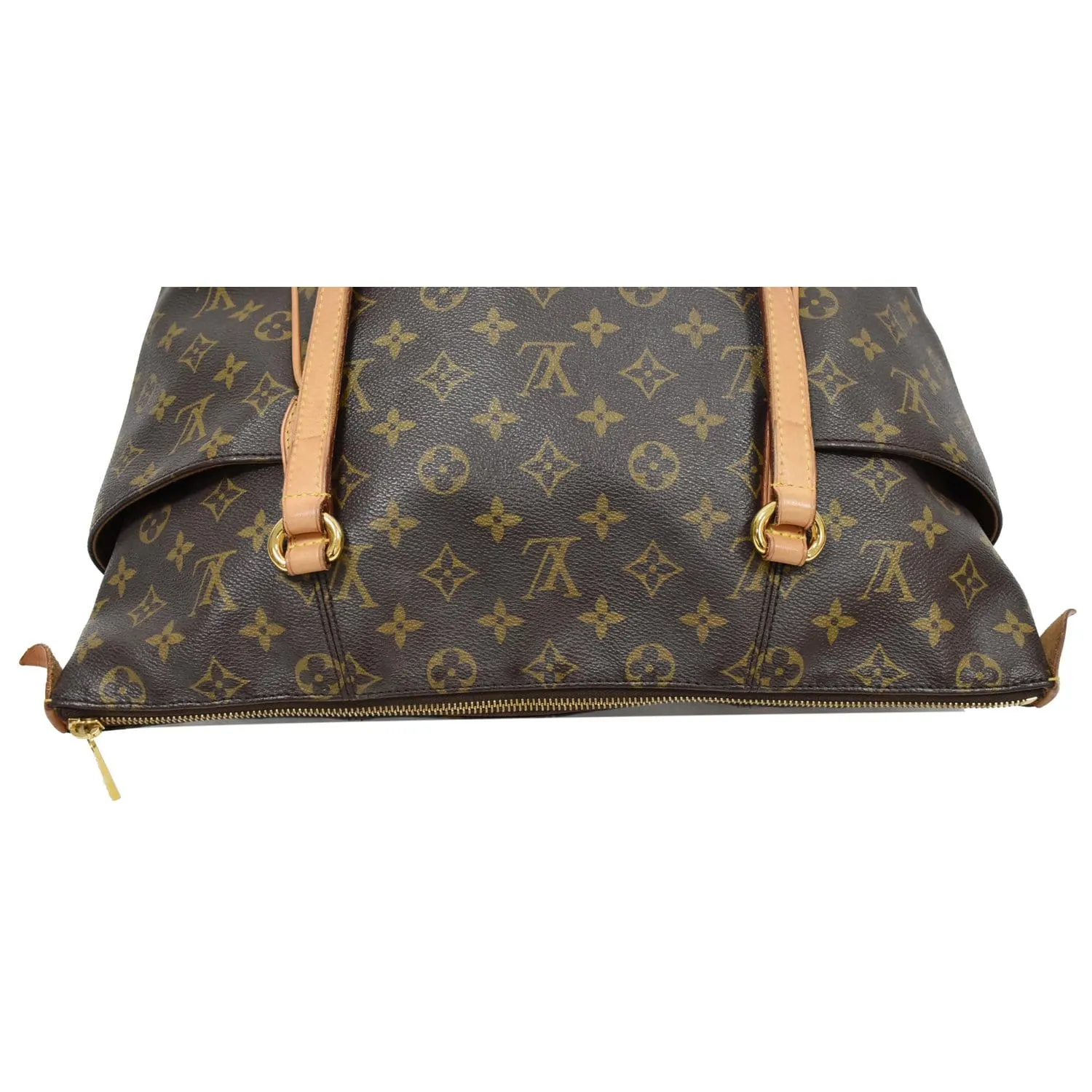 LOUIS VUITTON Totally MM Monogram Canvas Shoulder Bag Brown