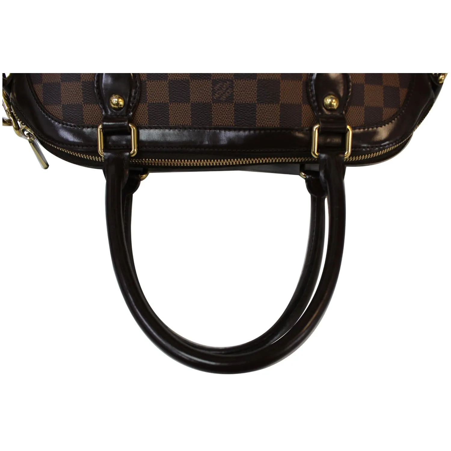 LOUIS VUITTON Trevi GM Damier Ebene 2way Shoulder Bag Brown
