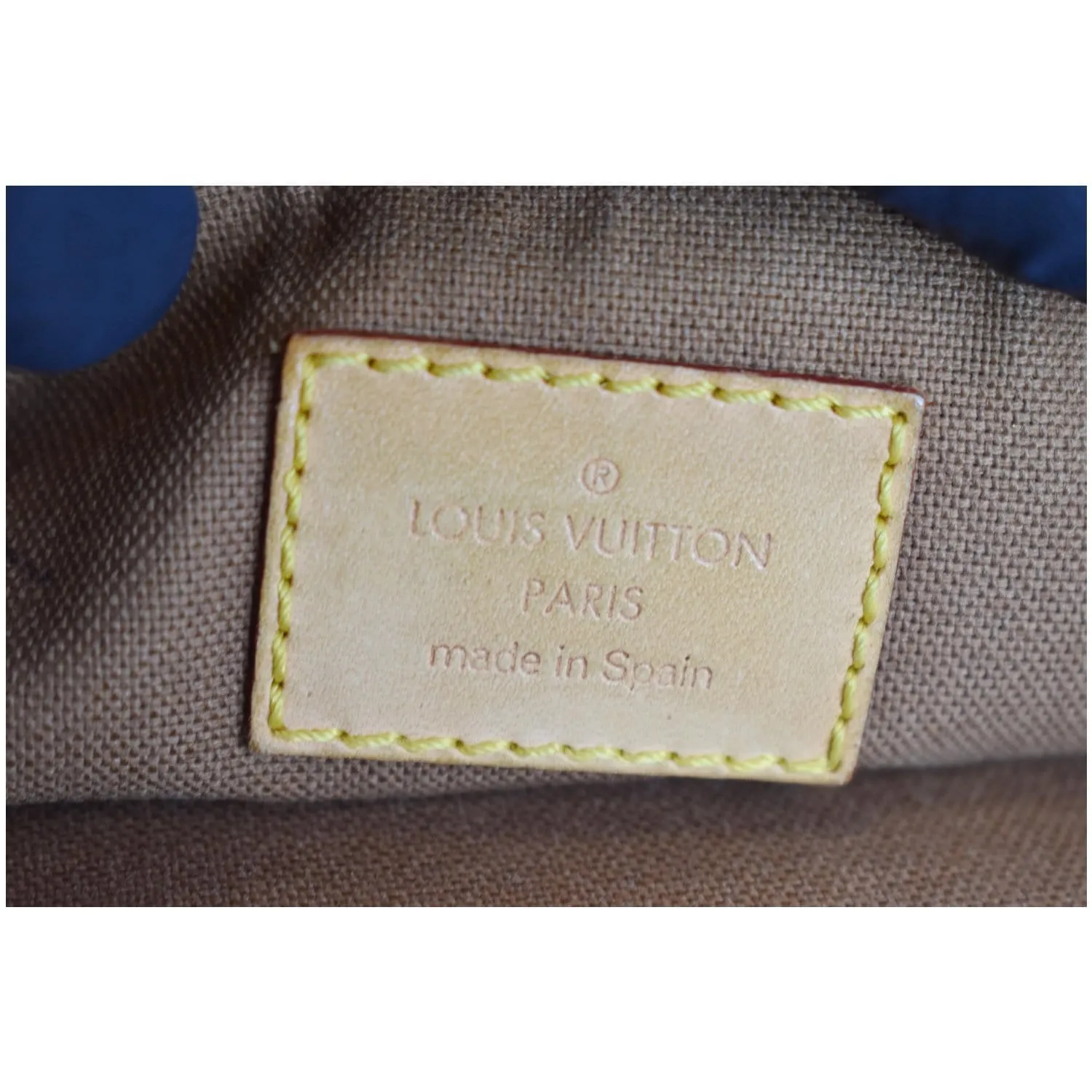LOUIS VUITTON Tulum GM Monogram Canvas Shoulder Bag Brown