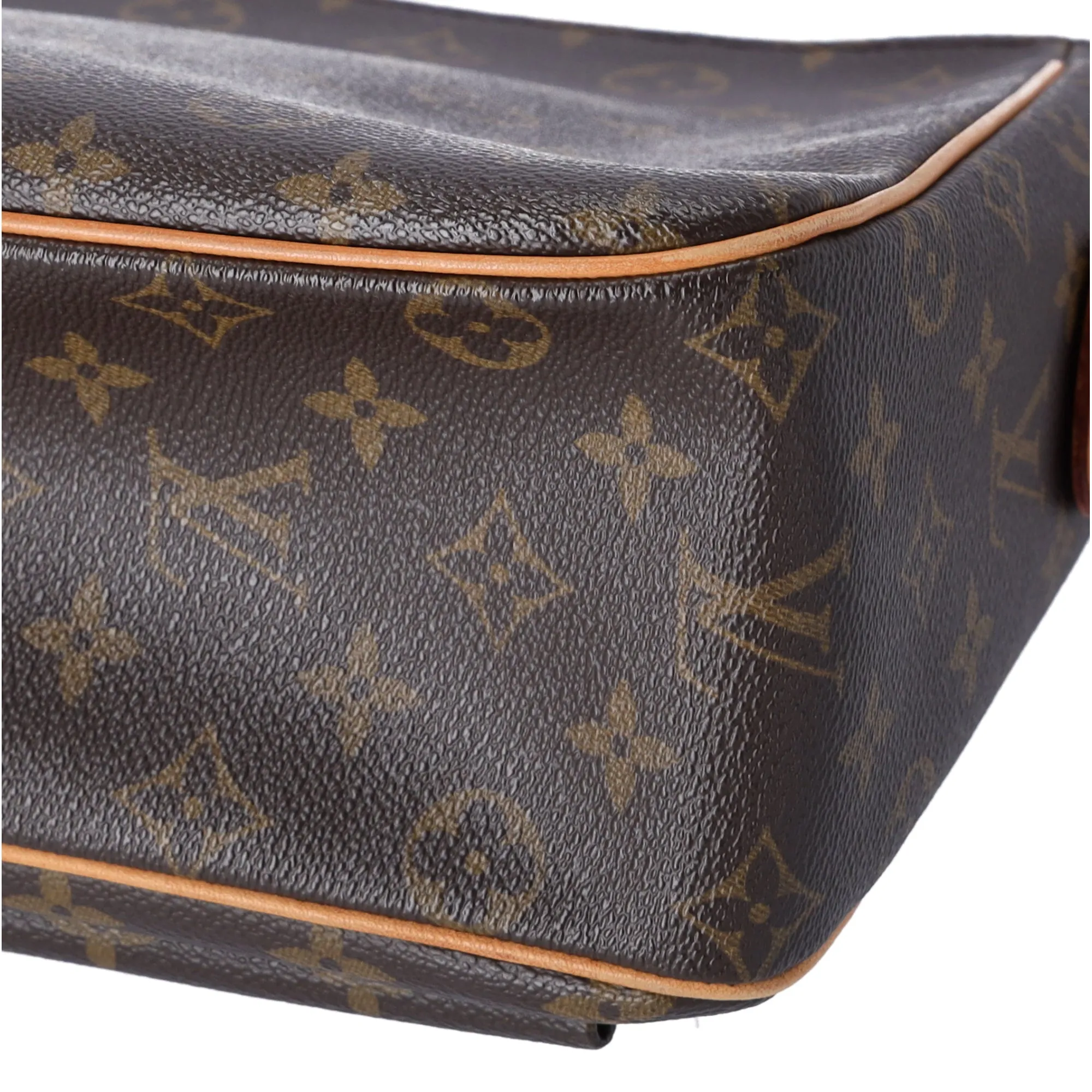 Louis Vuitton Viva Cite GM Monogram Shoulder Bag M51163 Brown Canvas