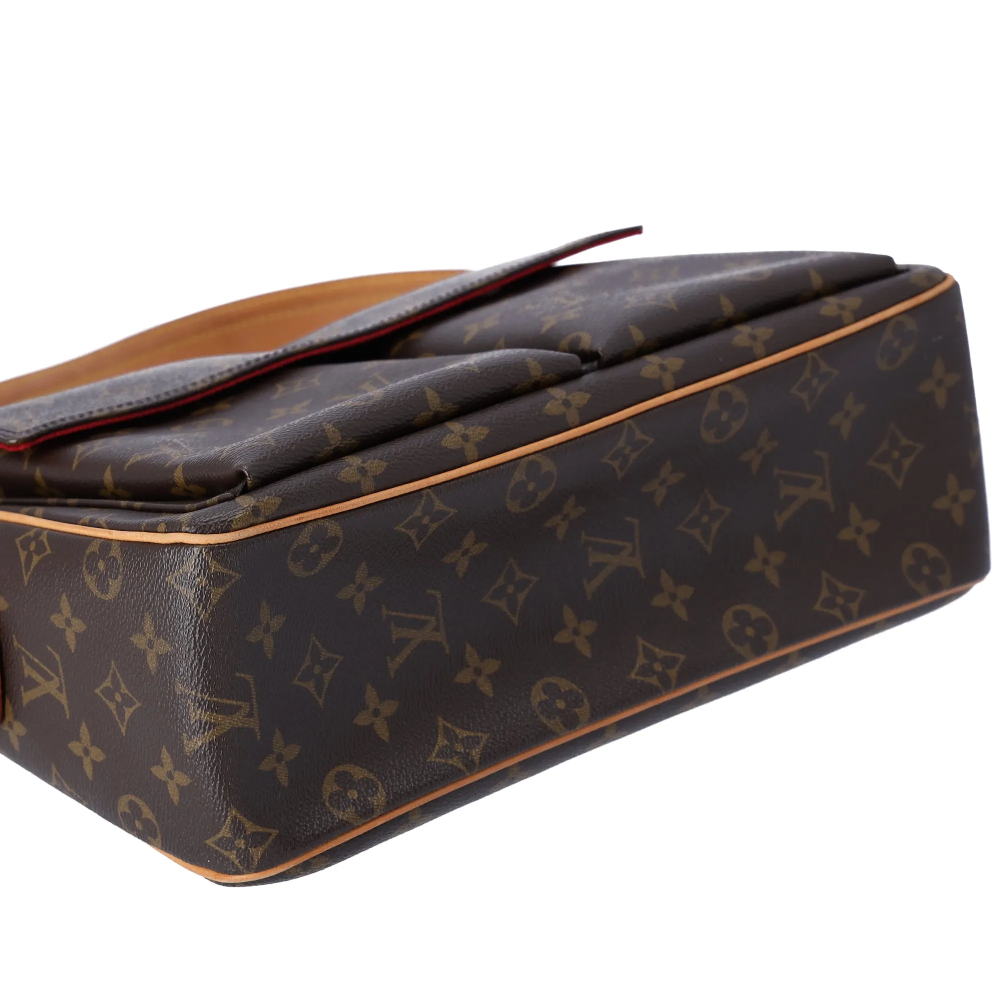 Louis Vuitton Viva Cite GM Monogram Shoulder Bag M51163 Brown Canvas