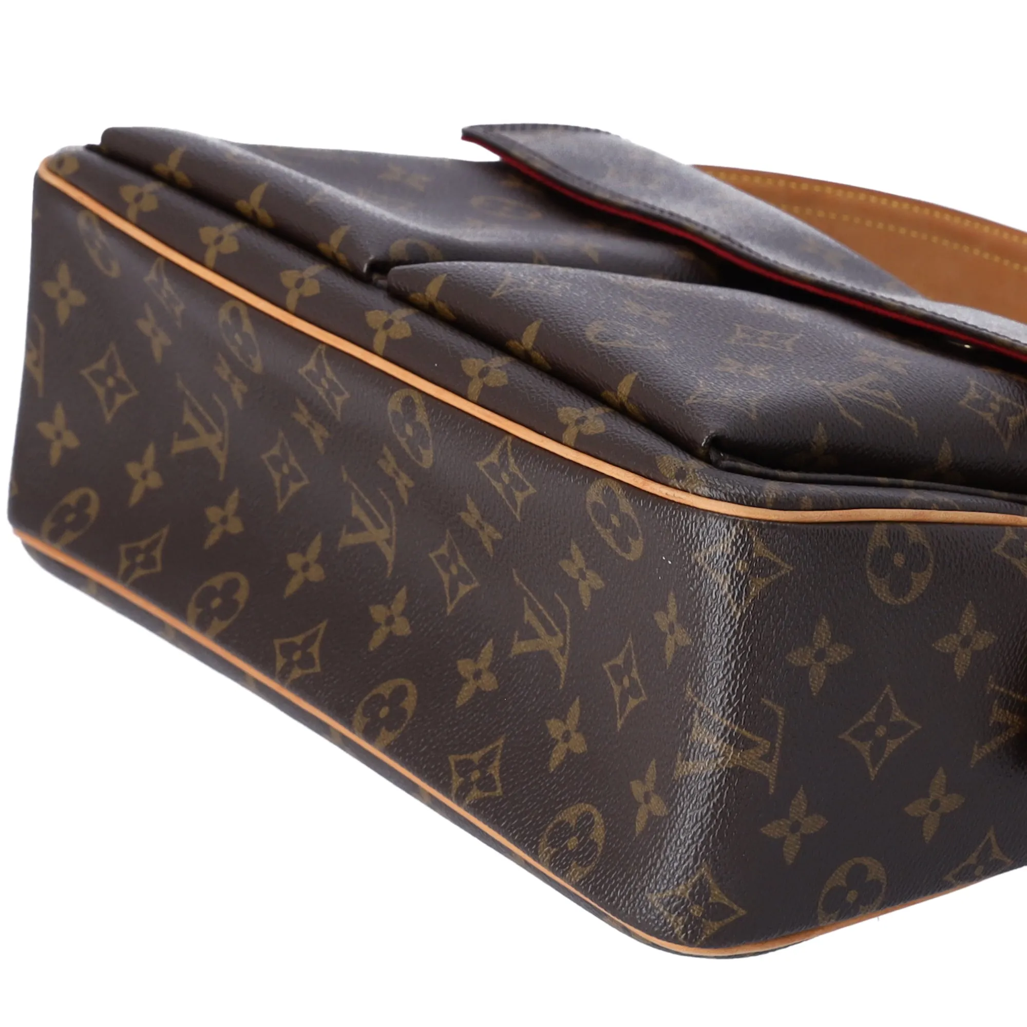 Louis Vuitton Viva Cite GM Monogram Shoulder Bag M51163 Brown Canvas