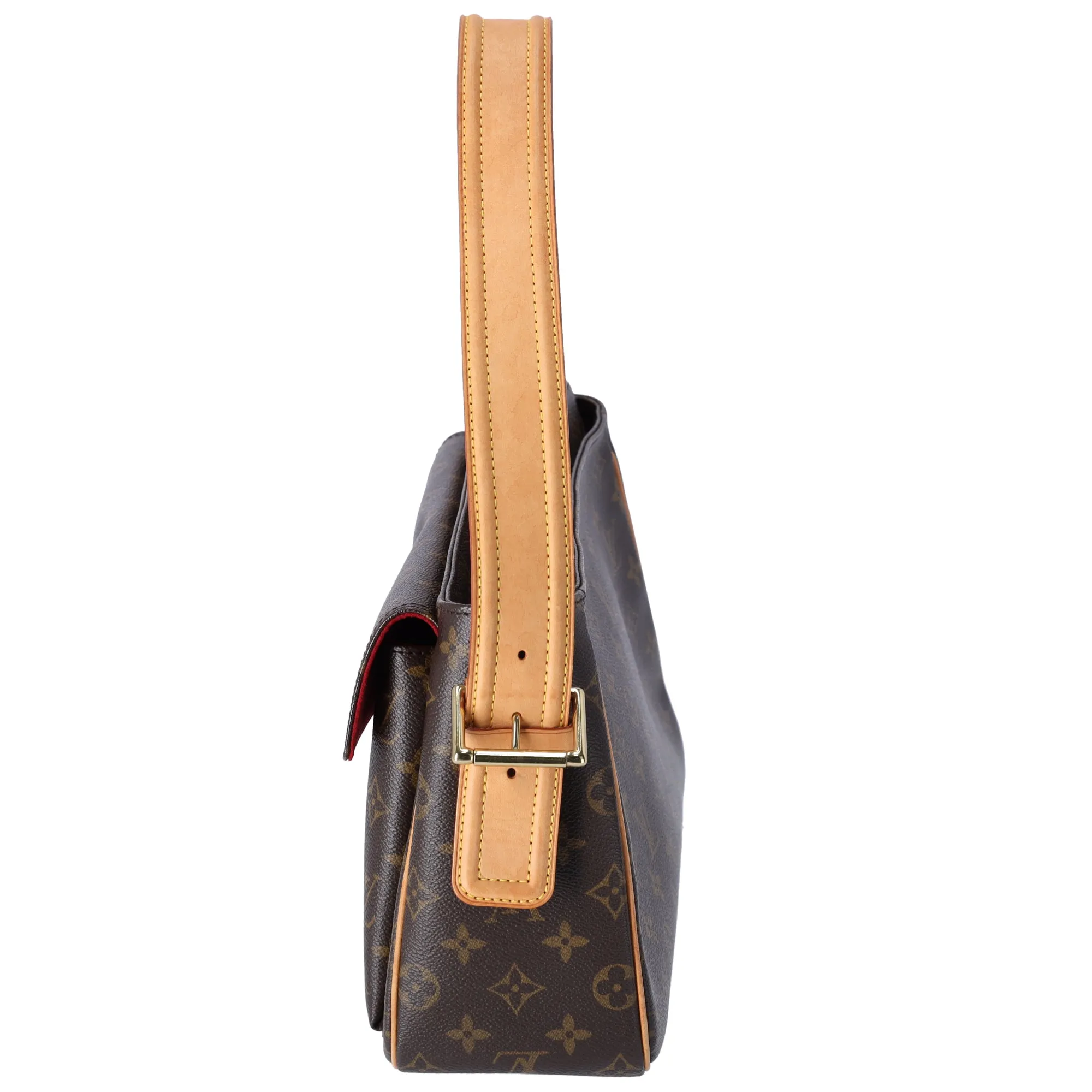 Louis Vuitton Viva Cite GM Monogram Shoulder Bag M51163 Brown Canvas