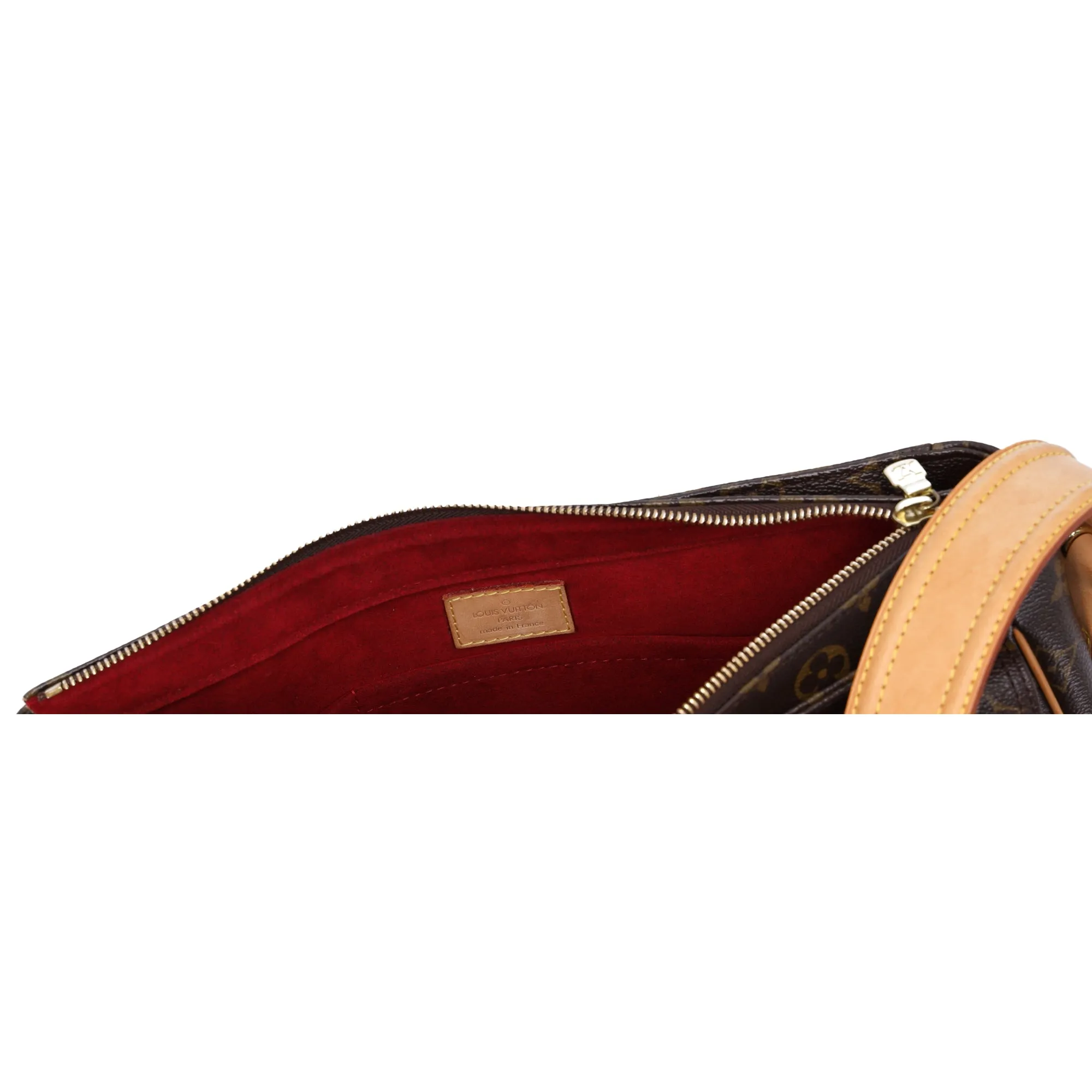 Louis Vuitton Viva Cite GM Monogram Shoulder Bag M51163 Brown Canvas