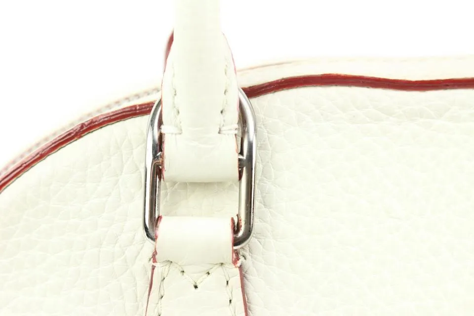 Louis Vuitton White Taurillon Leather Parnassea Alma PPM 76llk322s