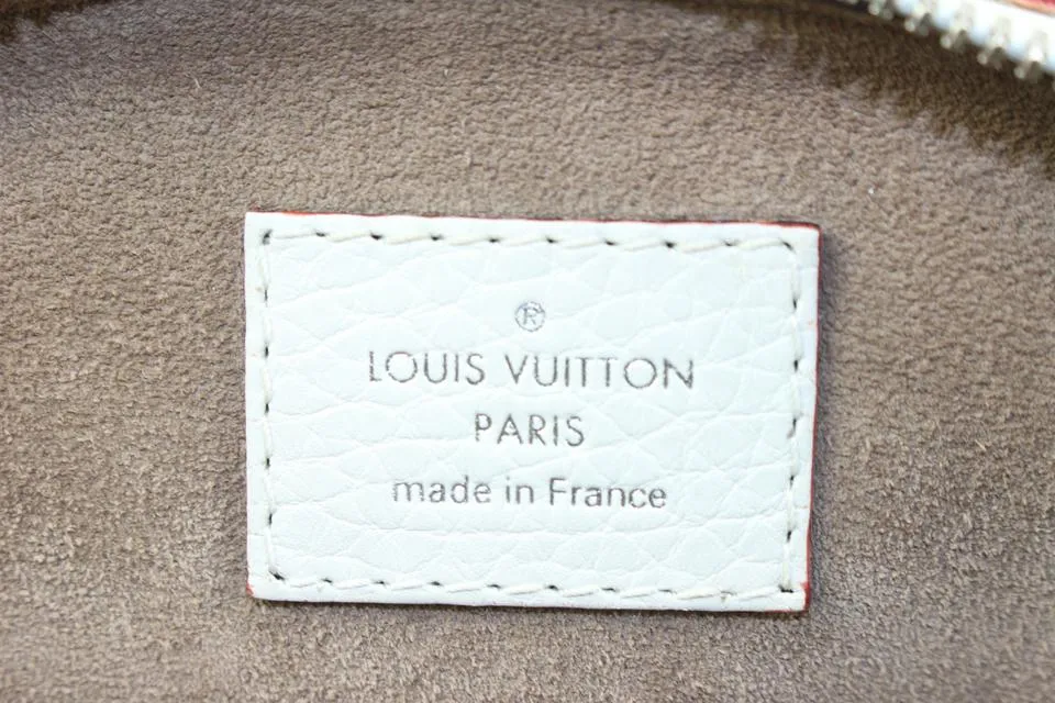 Louis Vuitton White Taurillon Leather Parnassea Alma PPM 76llk322s
