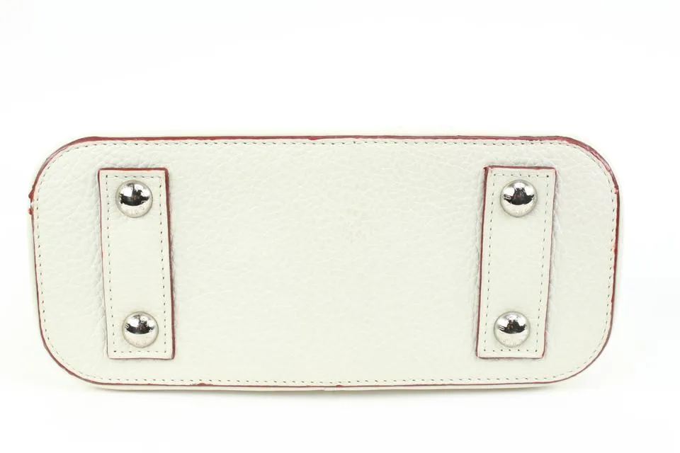 Louis Vuitton White Taurillon Leather Parnassea Alma PPM 76llk322s