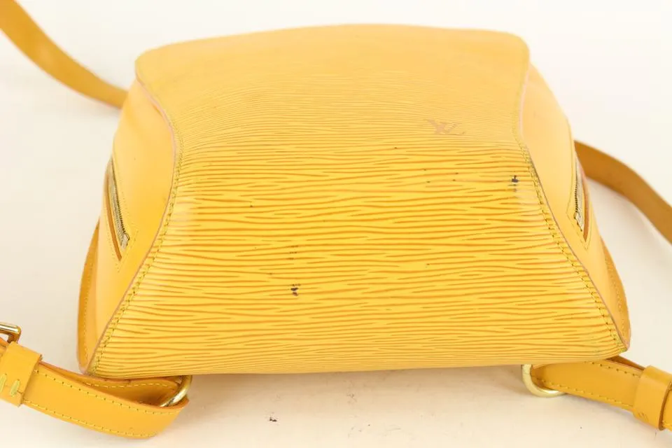 Louis Vuitton Yellow Epi Leather Mabillon Backpack 6lv1108