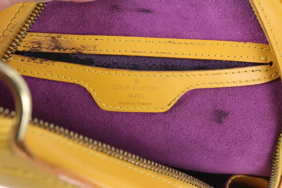 Louis Vuitton Yellow Epi Leather Mabillon Backpack 6lv1108