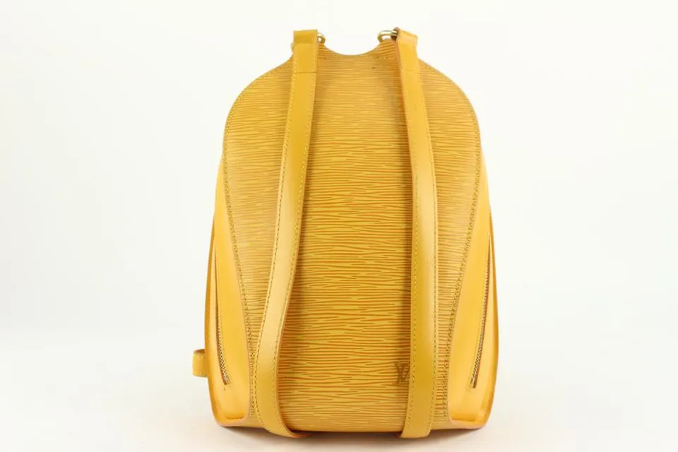 Louis Vuitton Yellow Epi Leather Mabillon Backpack 6lv1108